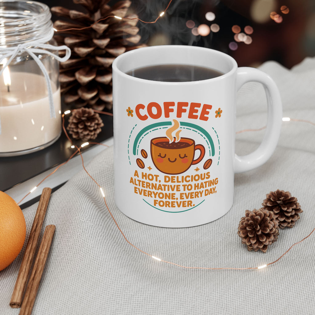 Coffee Mug  - Real Life - Gift for Friends or Family, Home & Office Decor, Tea Lover's Delight, Funny Coffee Mug