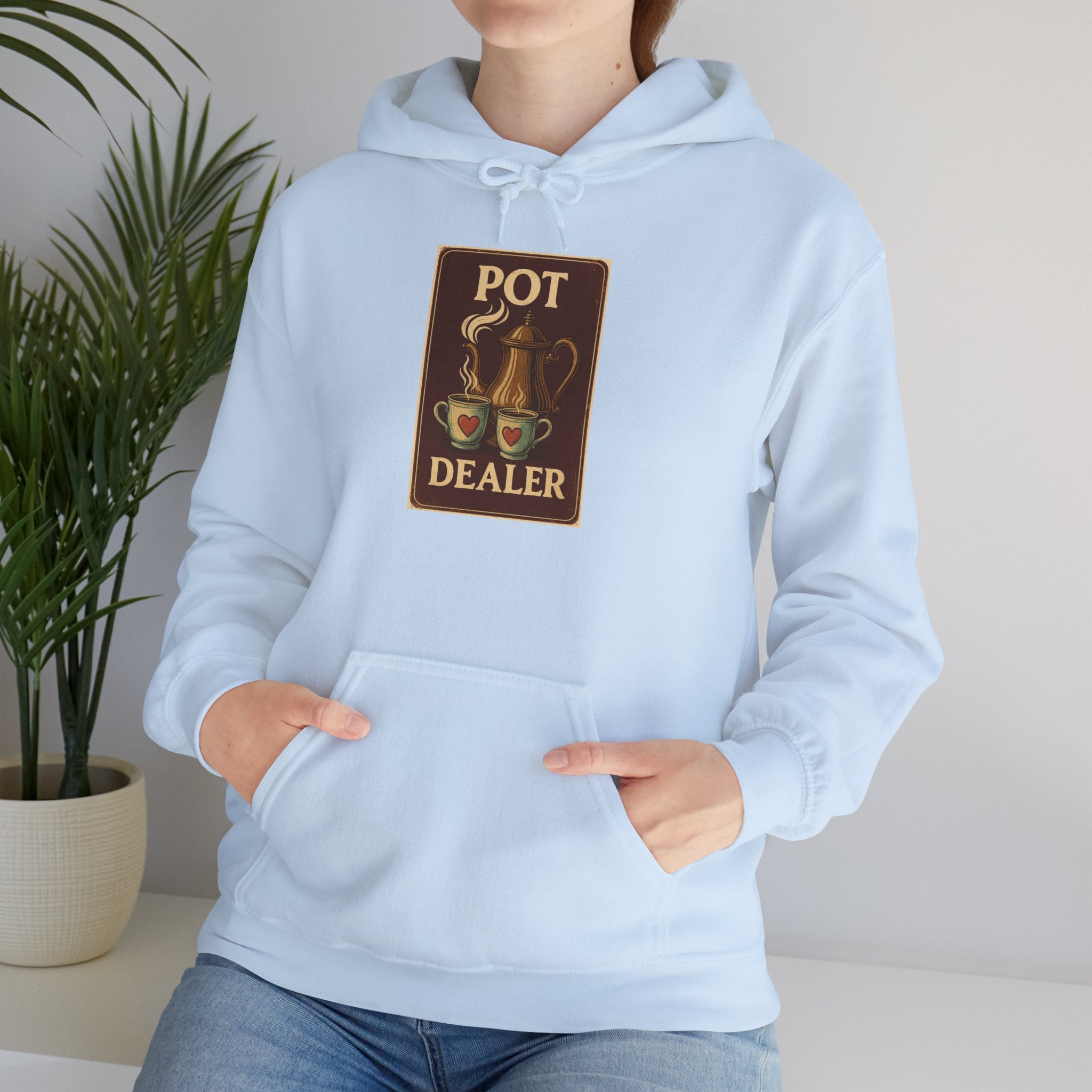 Pot Dealer Hoodie, Funny Gift, Unisex Sweatshirt Hoodie , Cozy Casual Wear, Perfect for Coffee Lovers