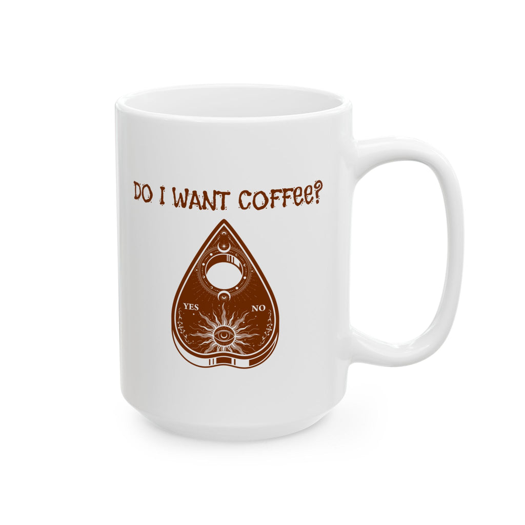 Planchette Coffee Lover Ceramic Mug - Perfect Gift for Coffee Addicts, 11oz & 15oz Options, Fun Kitchen Decor, Birthday/Christmas Gift