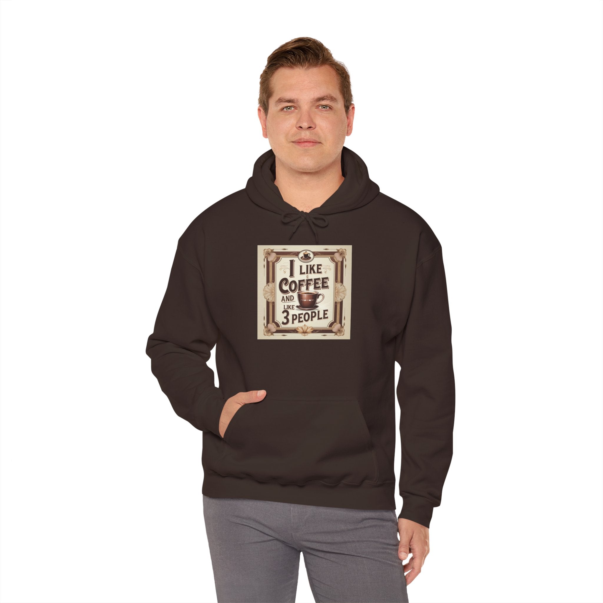 Coffee Lovers Unisex Hoodie, Funny Sweatshirt, Gift for Coffee Addicts, Cozy Casual Wear, Cute Hoodie for Friends