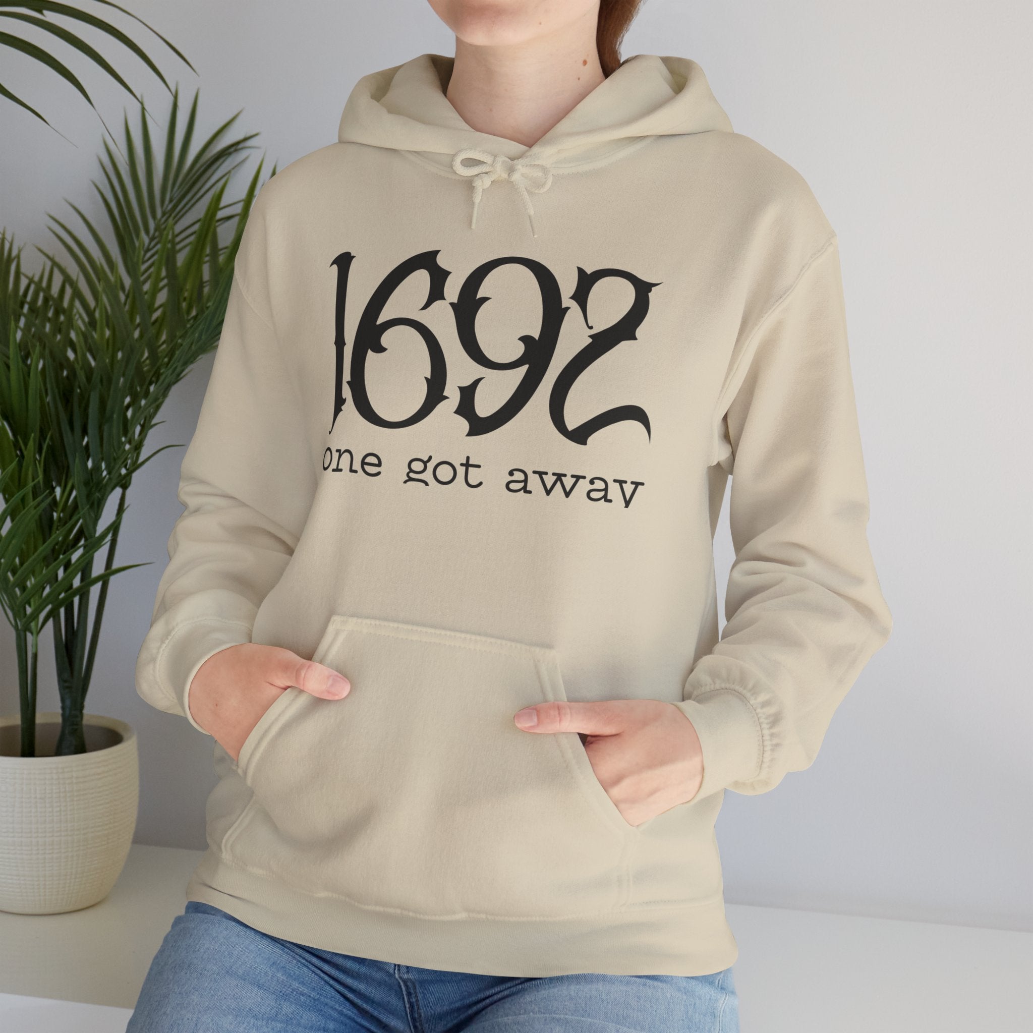 Witch Trials '1692 One Got Away' Design – Cozy Layer for Casual Outings, Gifts, Fall Fashion, Halloween