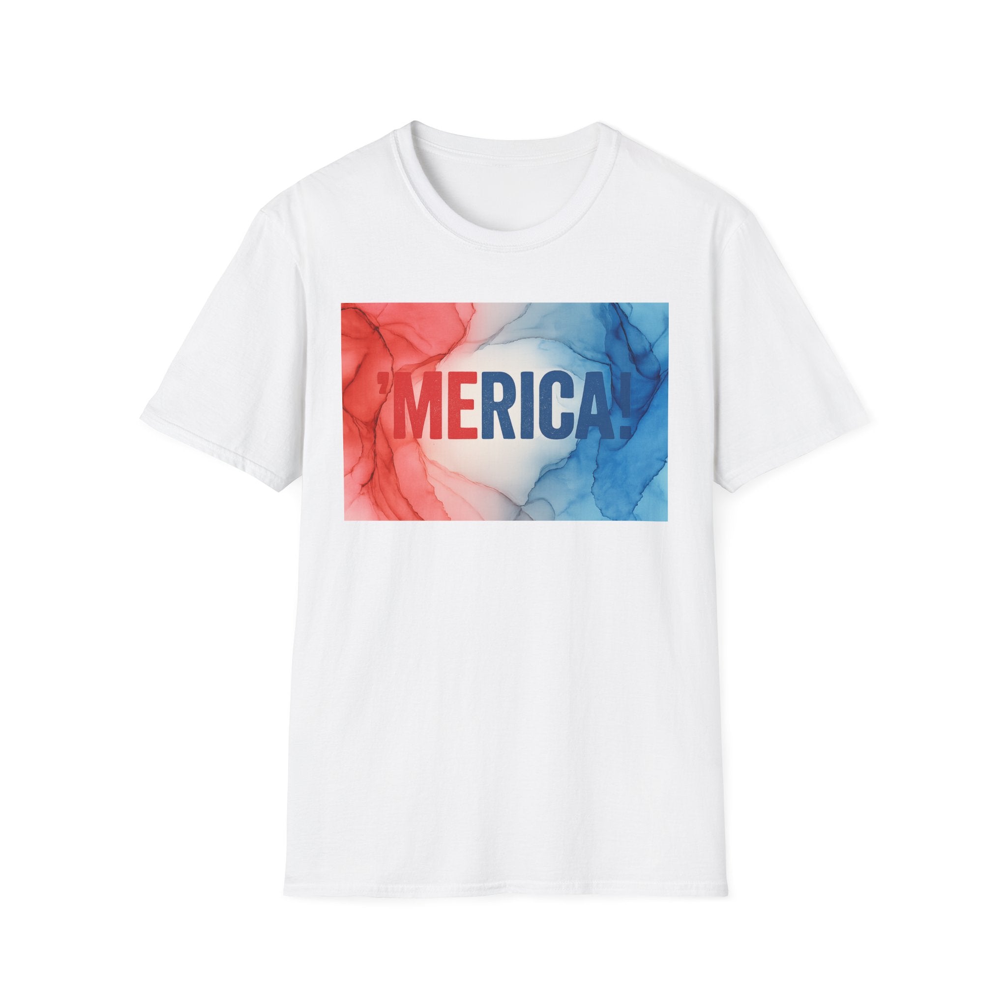 Patriotic Unisex T-Shirt with Colorful Smoke Design, American Spirit Shirt, 4th of July Tee, Casual Summer Top, Gift for Patriotic Holidays