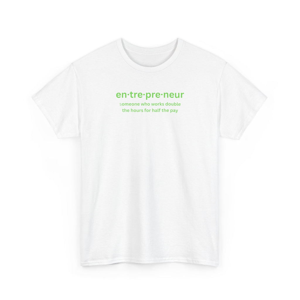 Unisex Entrepreneur T-shirt - Motivational Cotton Shirt for Creatives, Stylish Gift for Graduations, Birthdays, Work Events, Casual Wear