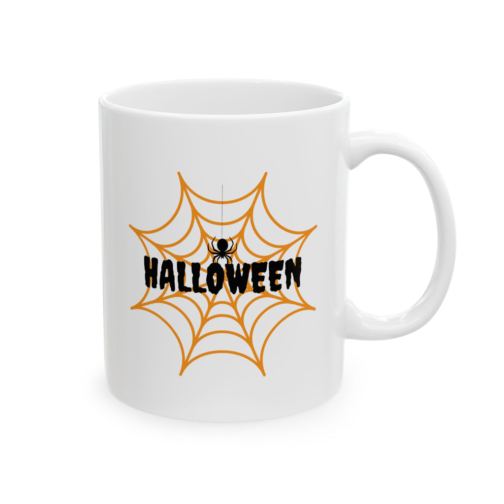 Spooky Halloween Spiders Web Coffee Mug - Perfect for Fall, Haunted House Decor, Gift for Witch Lovers, Coffee Cup, Halloween Party Favors