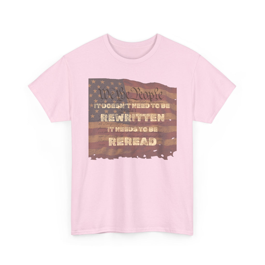 Patriotic Unisex Cotton Tee | Inspirational T-Shirt for Everyday Wear, Gifts, and Celebrations