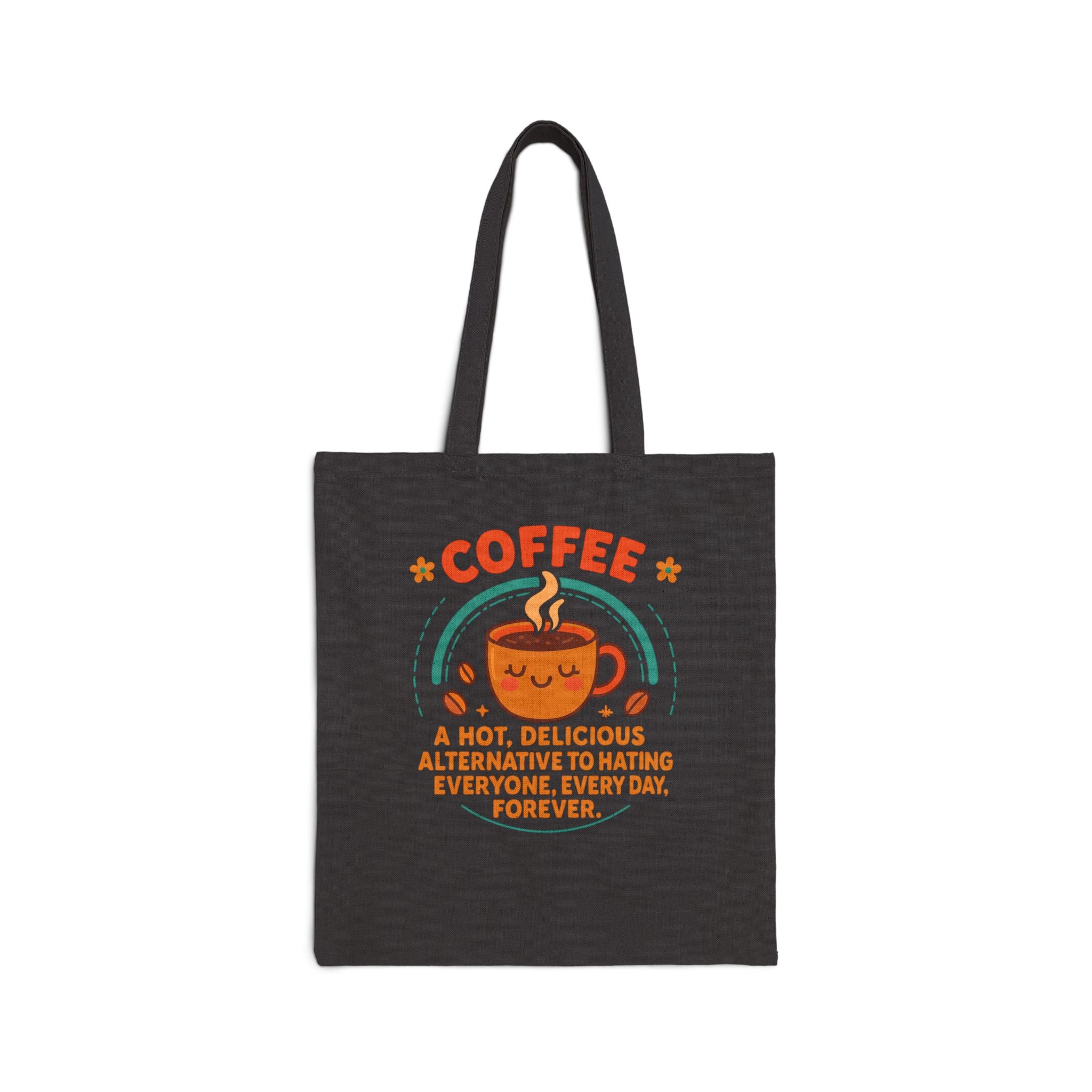 Coffee - The Alternative - Coffee Lover's Cotton Canvas Tote Bag, Cute Coffee Bag, Eco-Friendly Tote, Reusable Shopping Bag