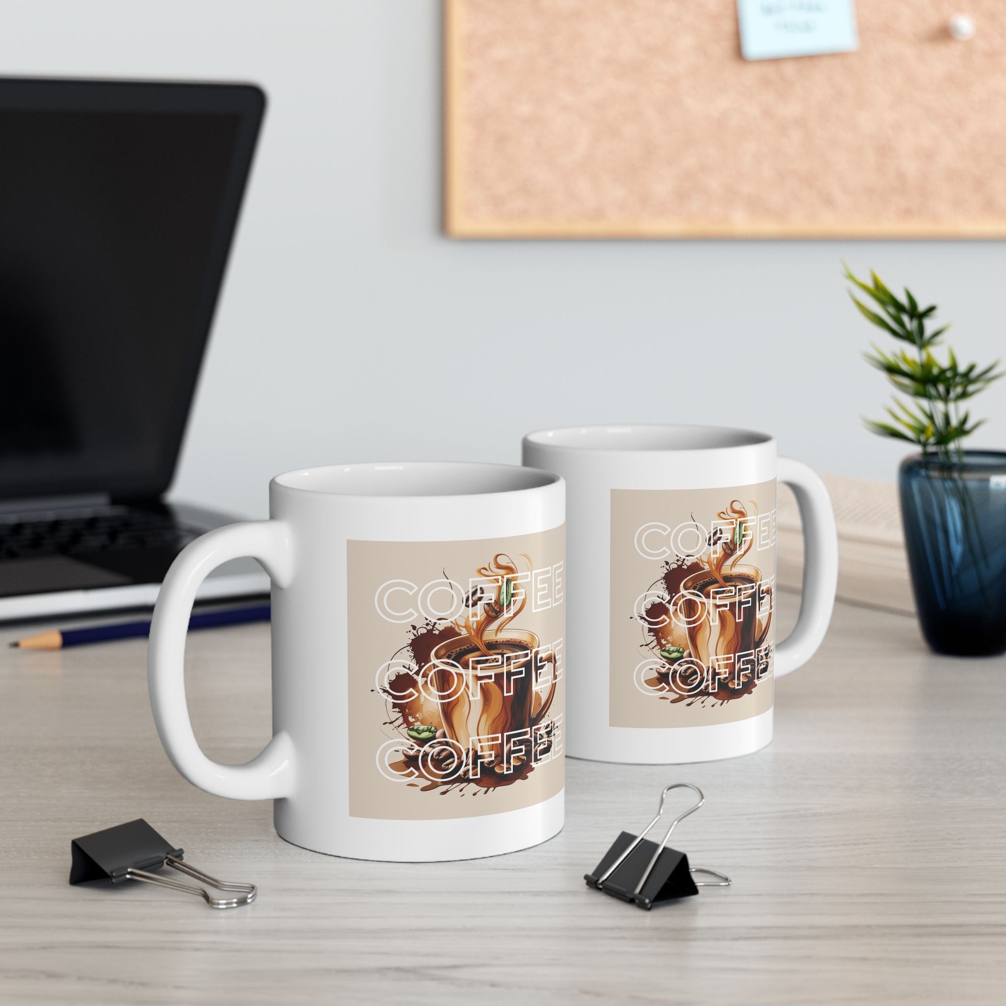 Coffee Lover's Ceramic Mug - Perfect Gift for Tea & Coffee Enthusiasts, Kitchen Decor, Birthday Gift, Home, Office, Morning Essentials