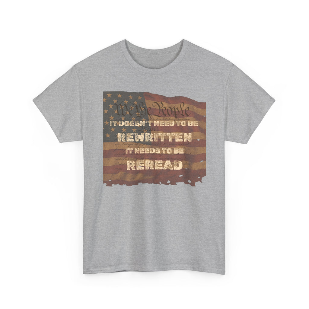 Patriotic Unisex Cotton Tee | Inspirational T-Shirt for Everyday Wear, Gifts, and Celebrations