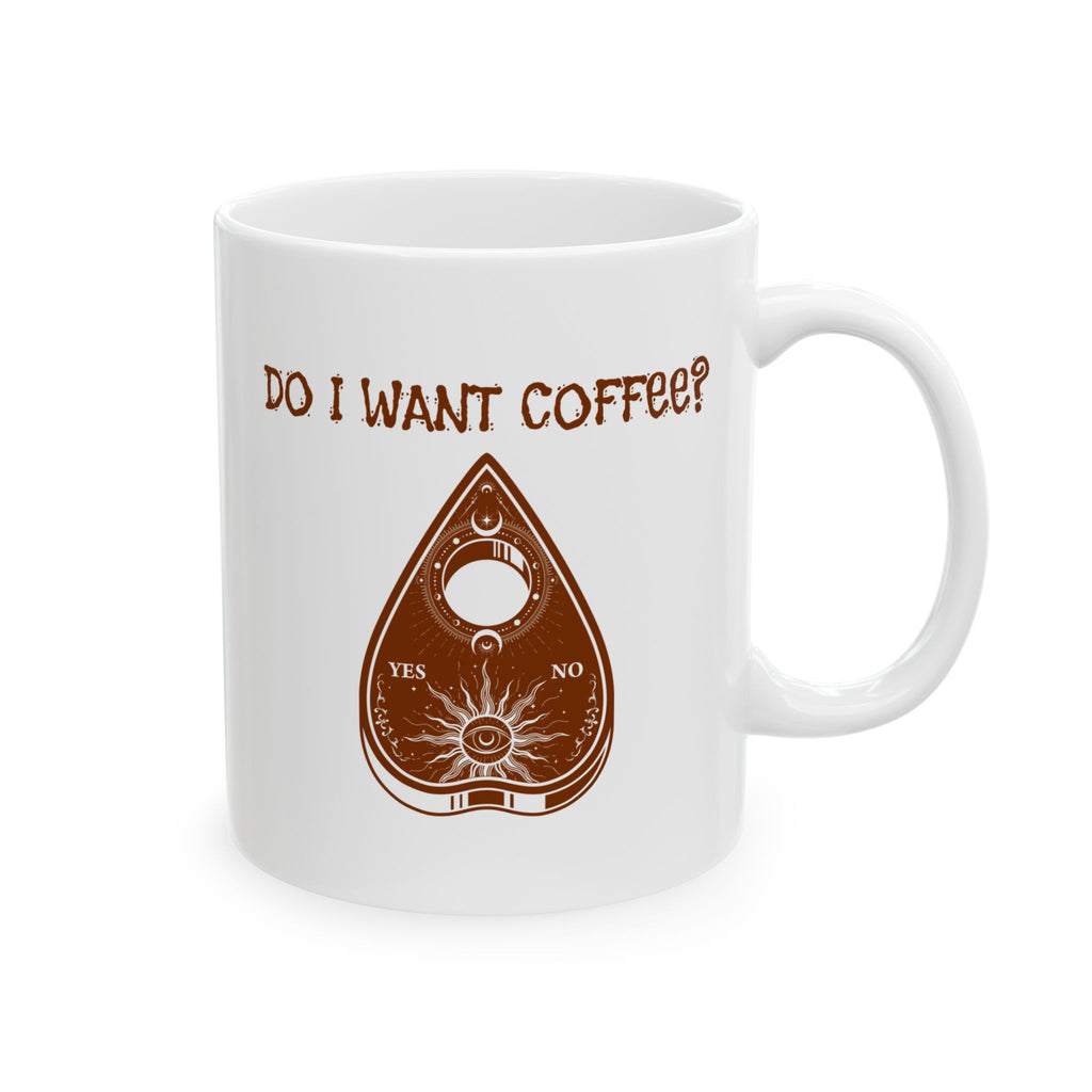 Planchette Coffee Lover Ceramic Mug - Perfect Gift for Coffee Addicts, 11oz & 15oz Options, Fun Kitchen Decor, Birthday/Christmas Gift