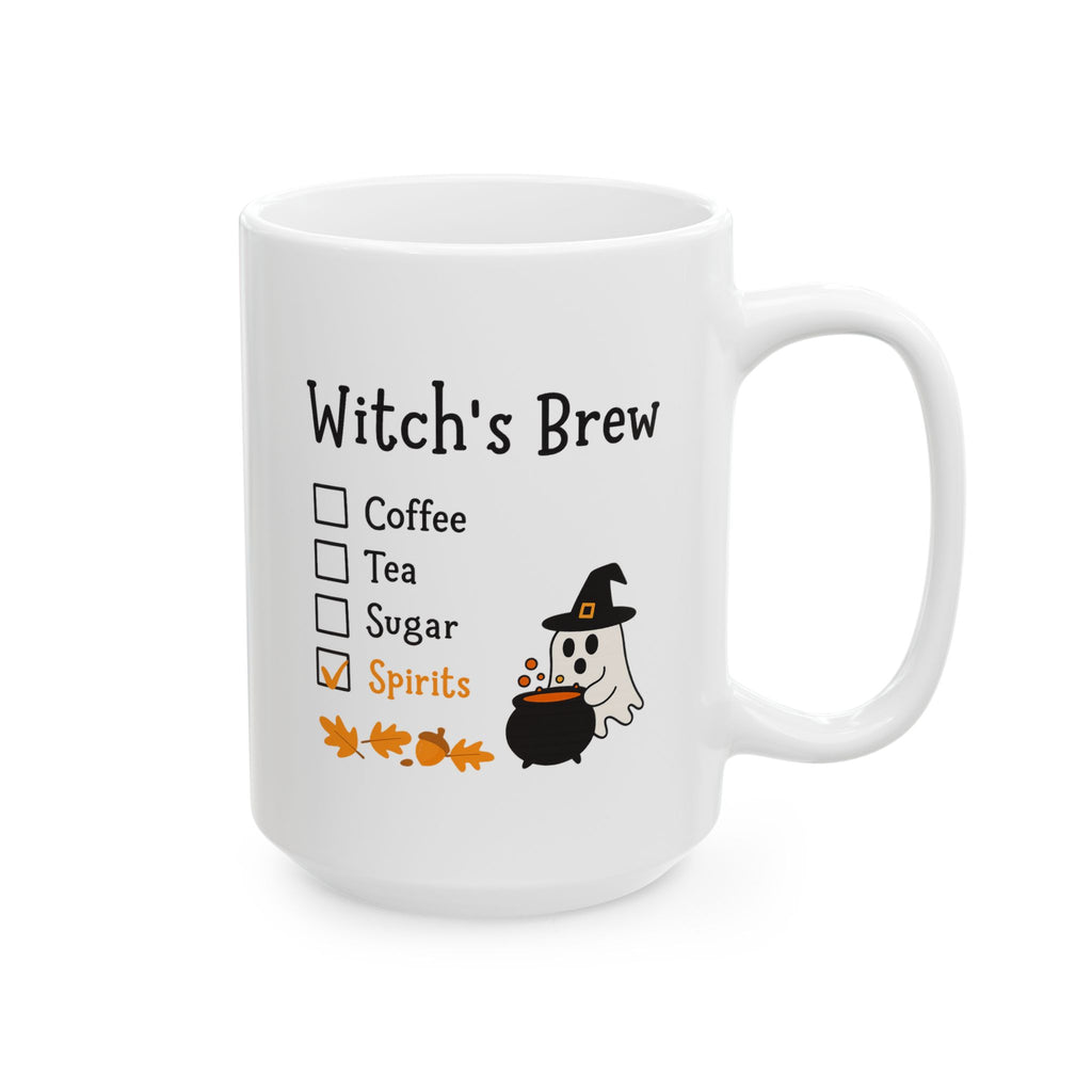 Halloween Witch Brew Ceramic Mug | Perfect for Fall Decor, Spooky Season, Halloween Gifts, Cozy Beverages, Fall Celebrations