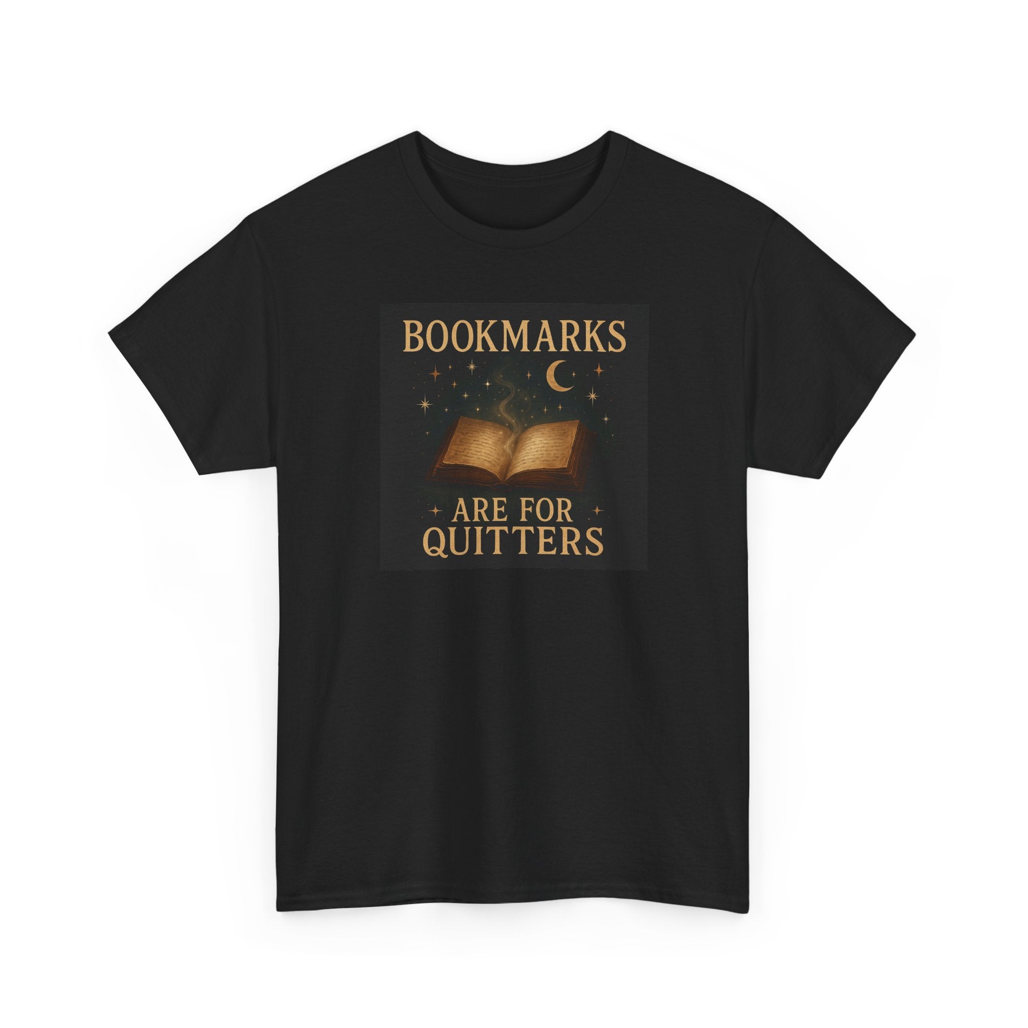 Bookmarks are for Quitters Unisex Cotton Tee, Funny Gift, Reading Shirt, Literary Quote Apparel, Bookworm Fashion, Cute Book Shirt