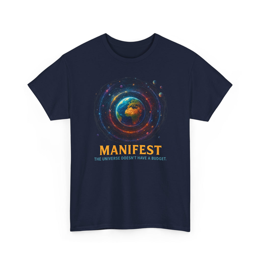 Manifest Unisex Heavy Cotton Tee | Cosmic Vibe Tee | Inspirational Shirt | Gift for Dreamers | Motivational Apparel | Universe Graphic [...]