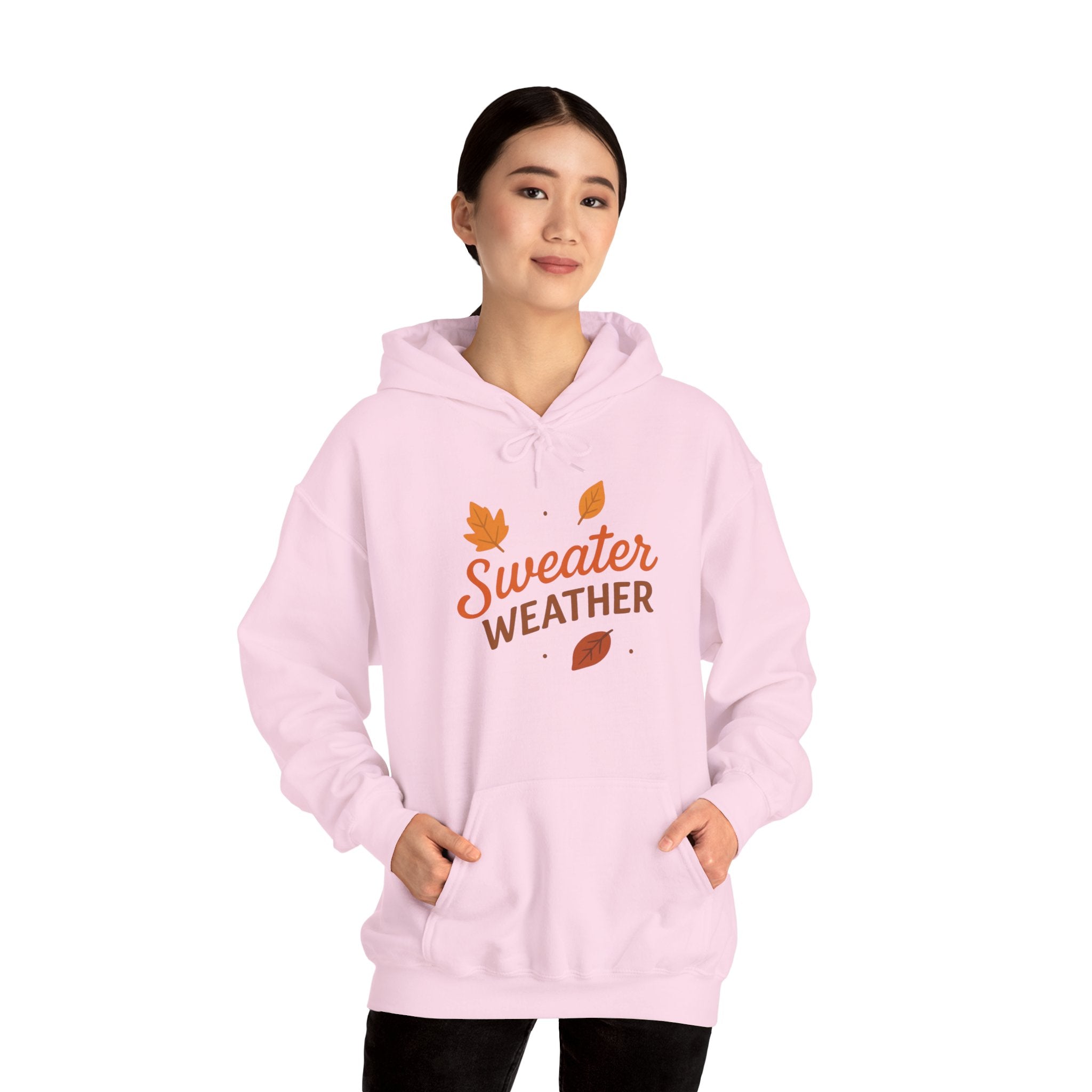 Sweater Weather Hoodie - Cozy Unisex Sweatshirt for Autumn Days, Fall Fashion, Comfortable Gift, Thanksgiving Apparel, Casual Wear