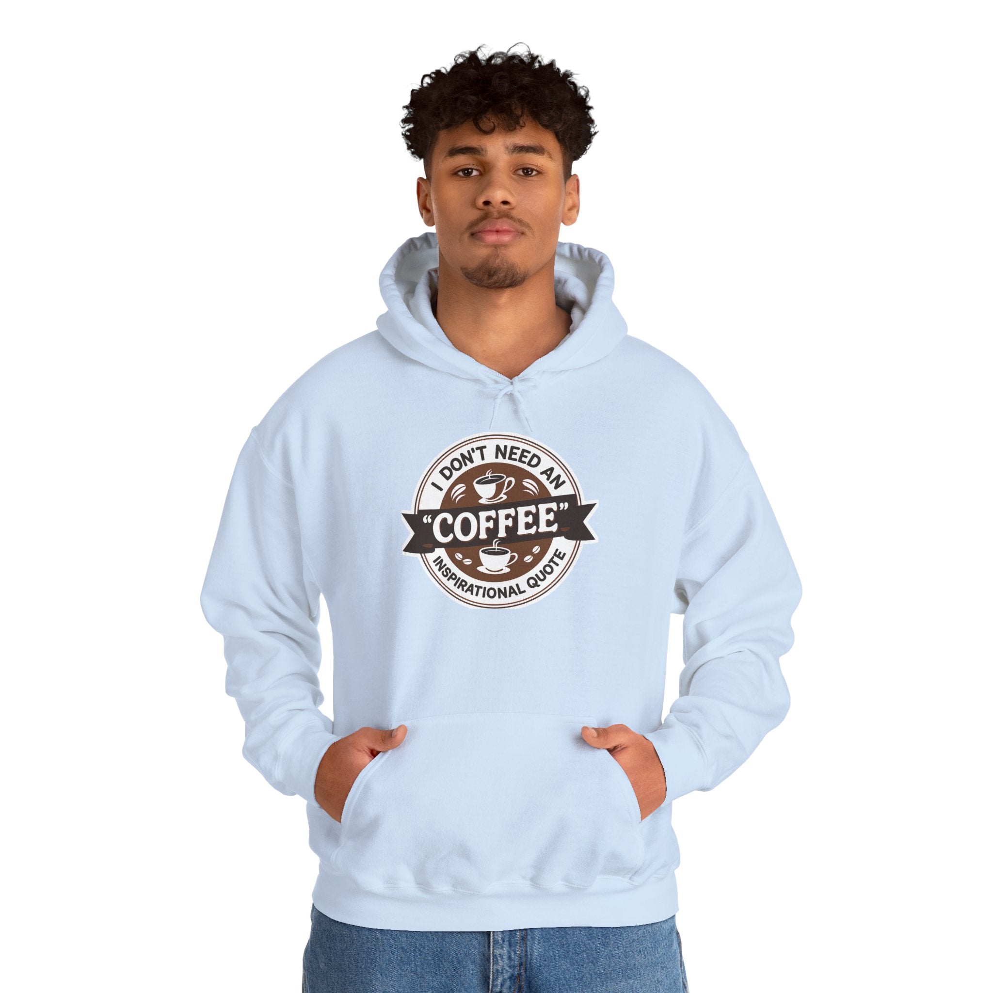 No Inspirational Quotes, just Coffee - Coffee Lovers Unisex Hoodie, Cozy Sweatshirt for Coffee Enthusiasts, Gift for Birthdays, Relaxed Vibe, Perfect for Chill Days