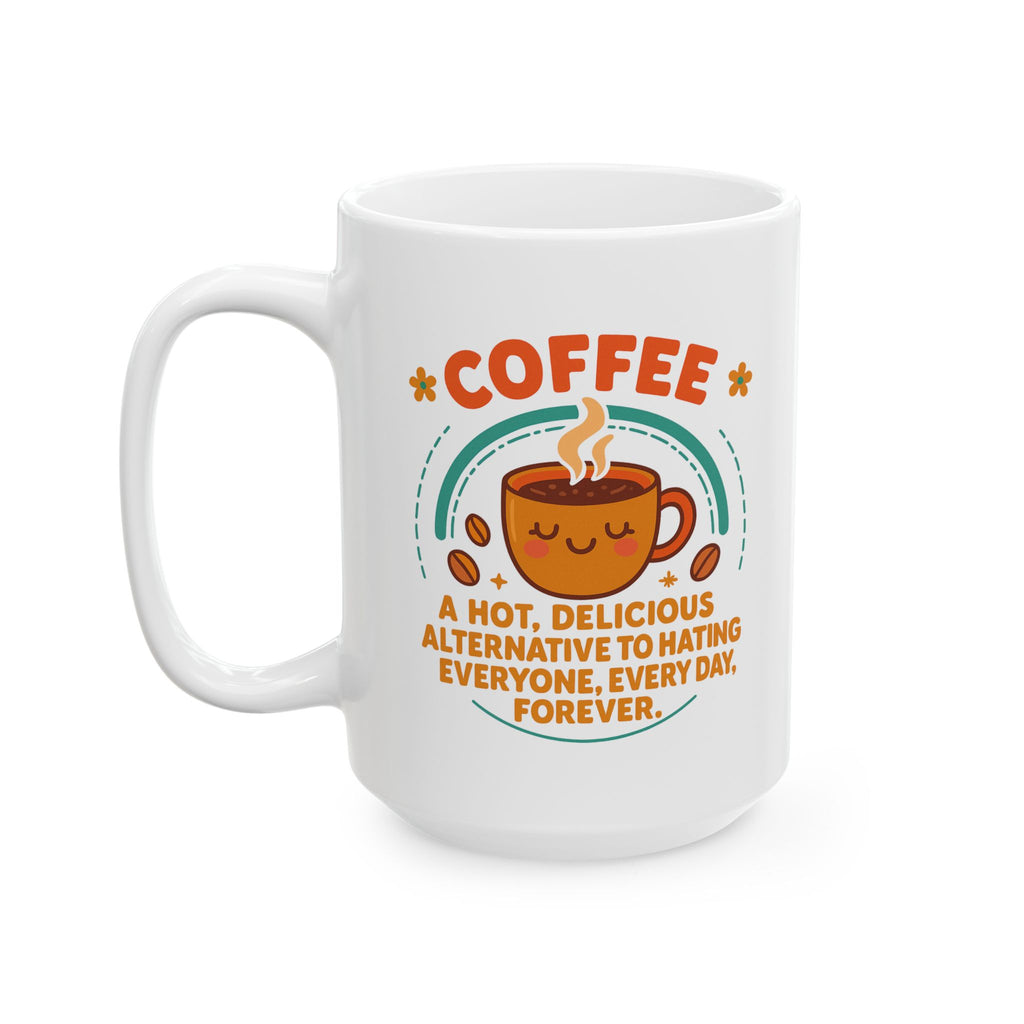 Coffee Mug  - Real Life - Gift for Friends or Family, Home & Office Decor, Tea Lover's Delight, Funny Coffee Mug