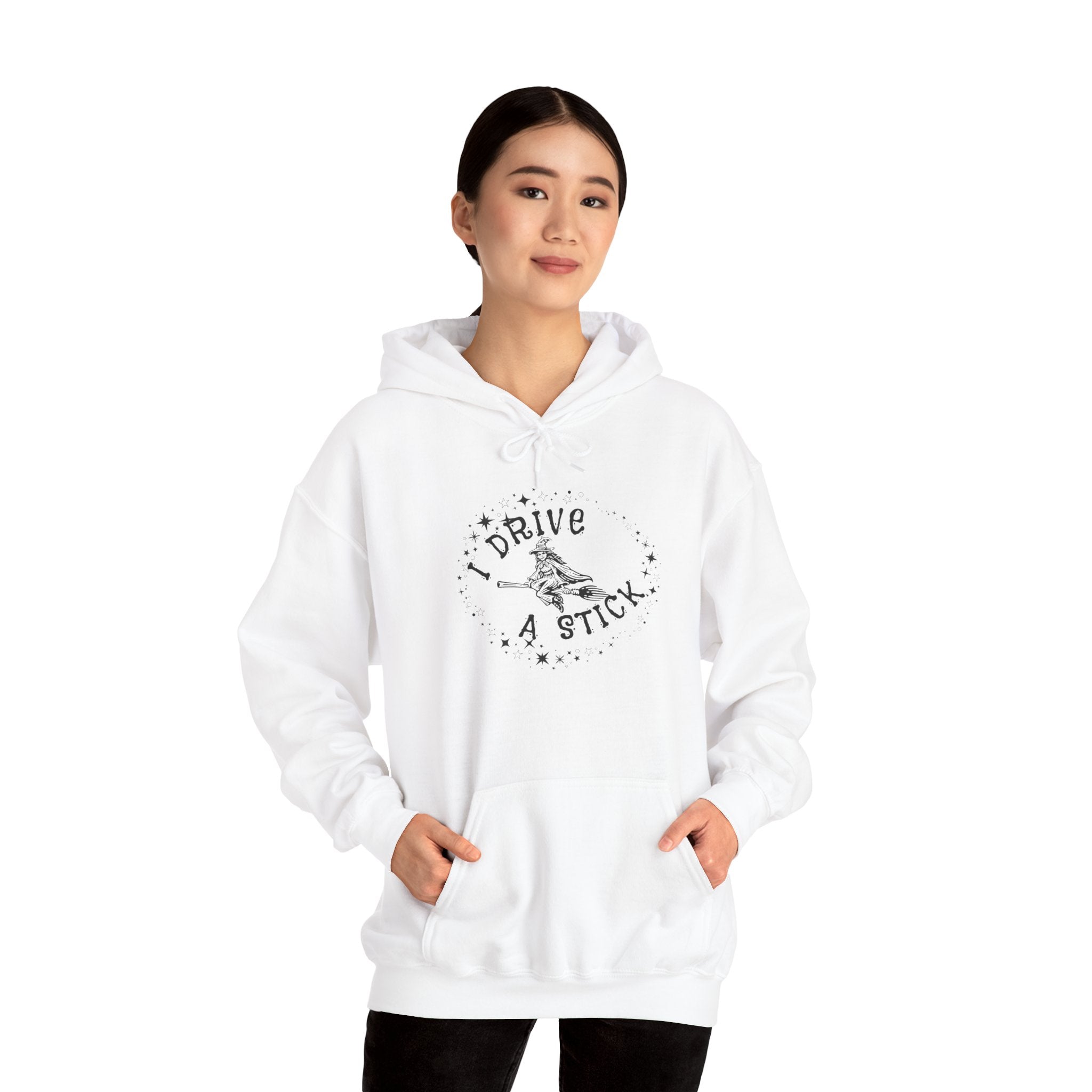 Funny I DRIVE A STICK Hoodie | Perfect Gift for Halloween, Casual Wear, Birthday, and More