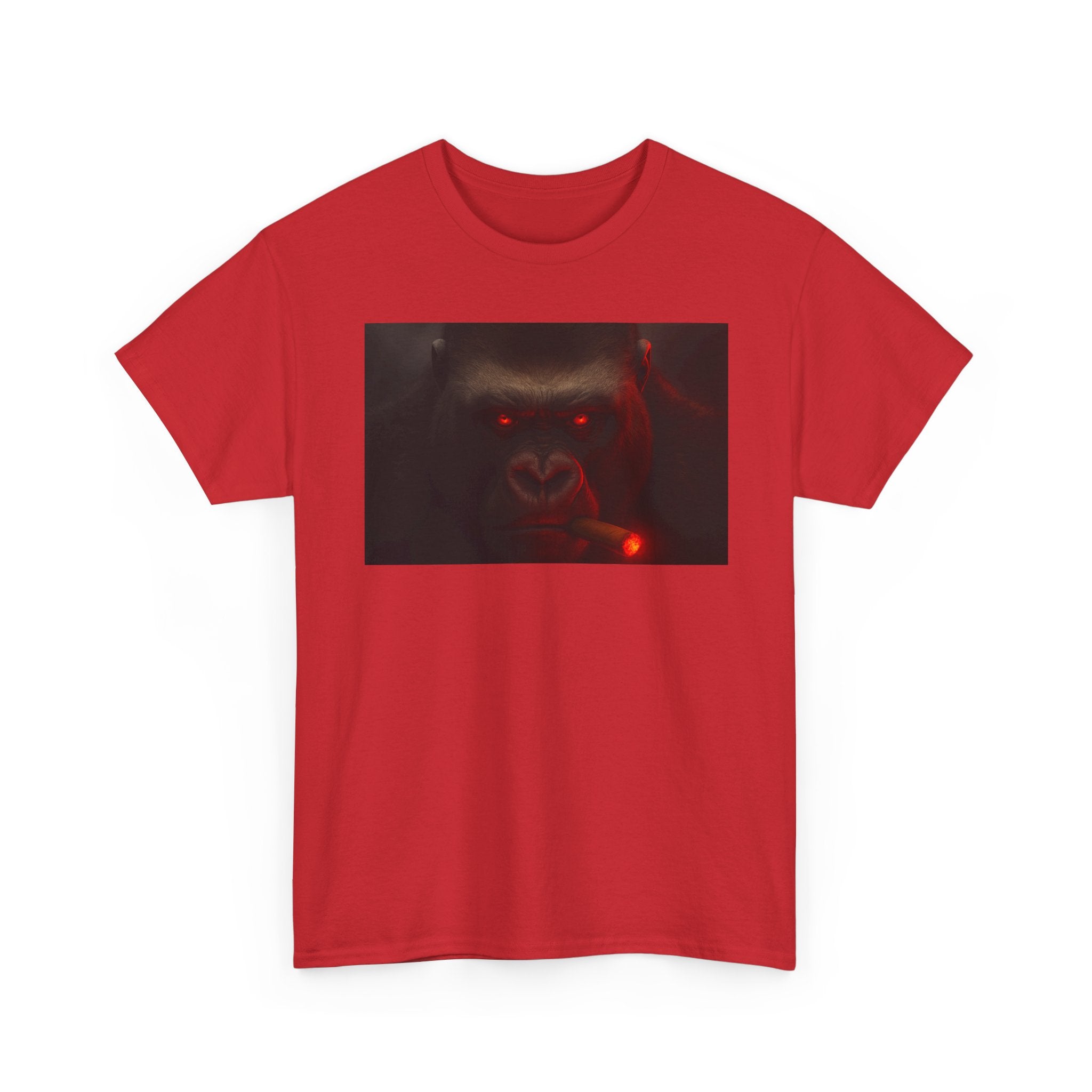 Beast Mode Gorilla - Unisex Heavy Cotton Shirt, Spooky Halloween Gift, Graphic T-Shirt, Casual Wear, Unique Design
