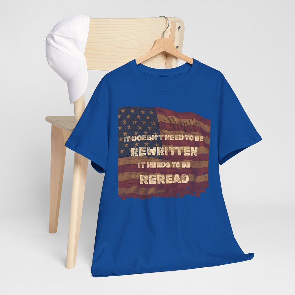 Patriotic Unisex Cotton Tee | Inspirational T-Shirt for Everyday Wear, Gifts, and Celebrations