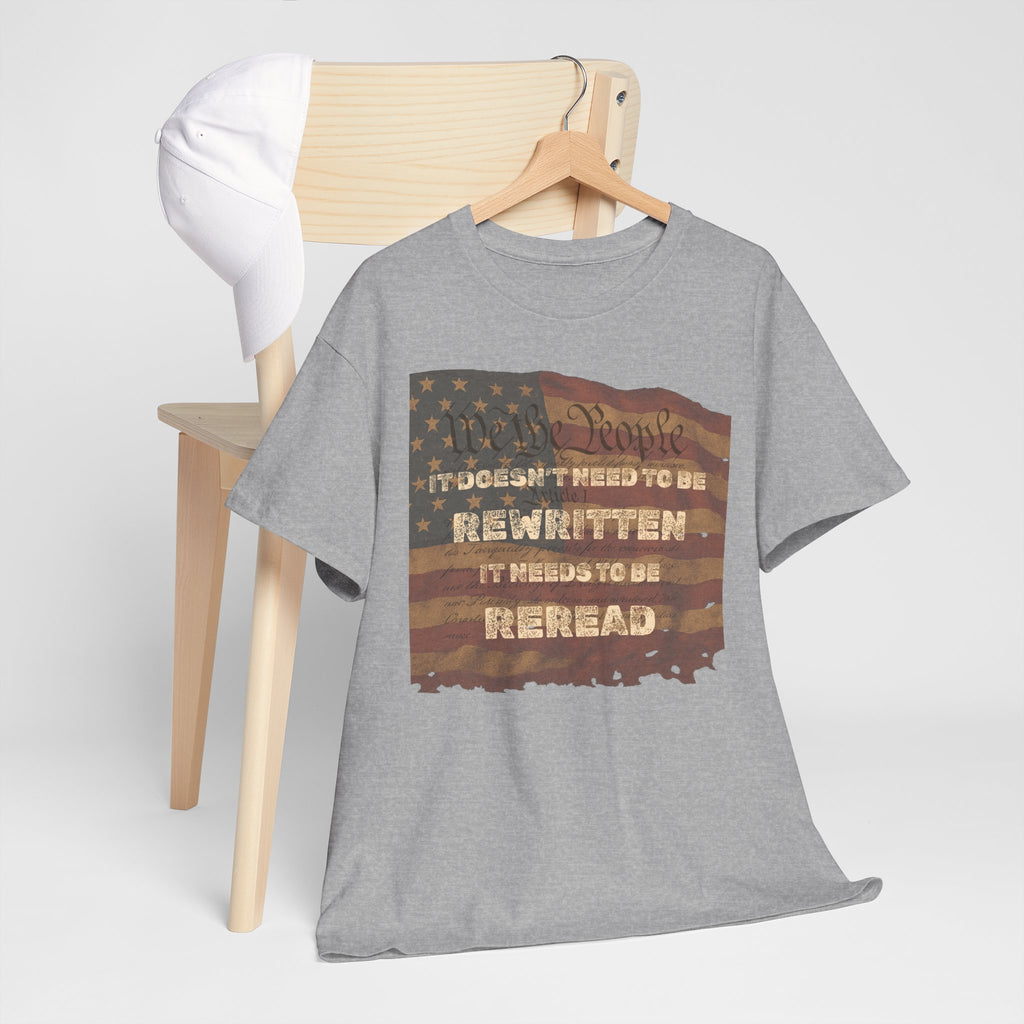 Patriotic Unisex Cotton Tee | Inspirational T-Shirt for Everyday Wear, Gifts, and Celebrations