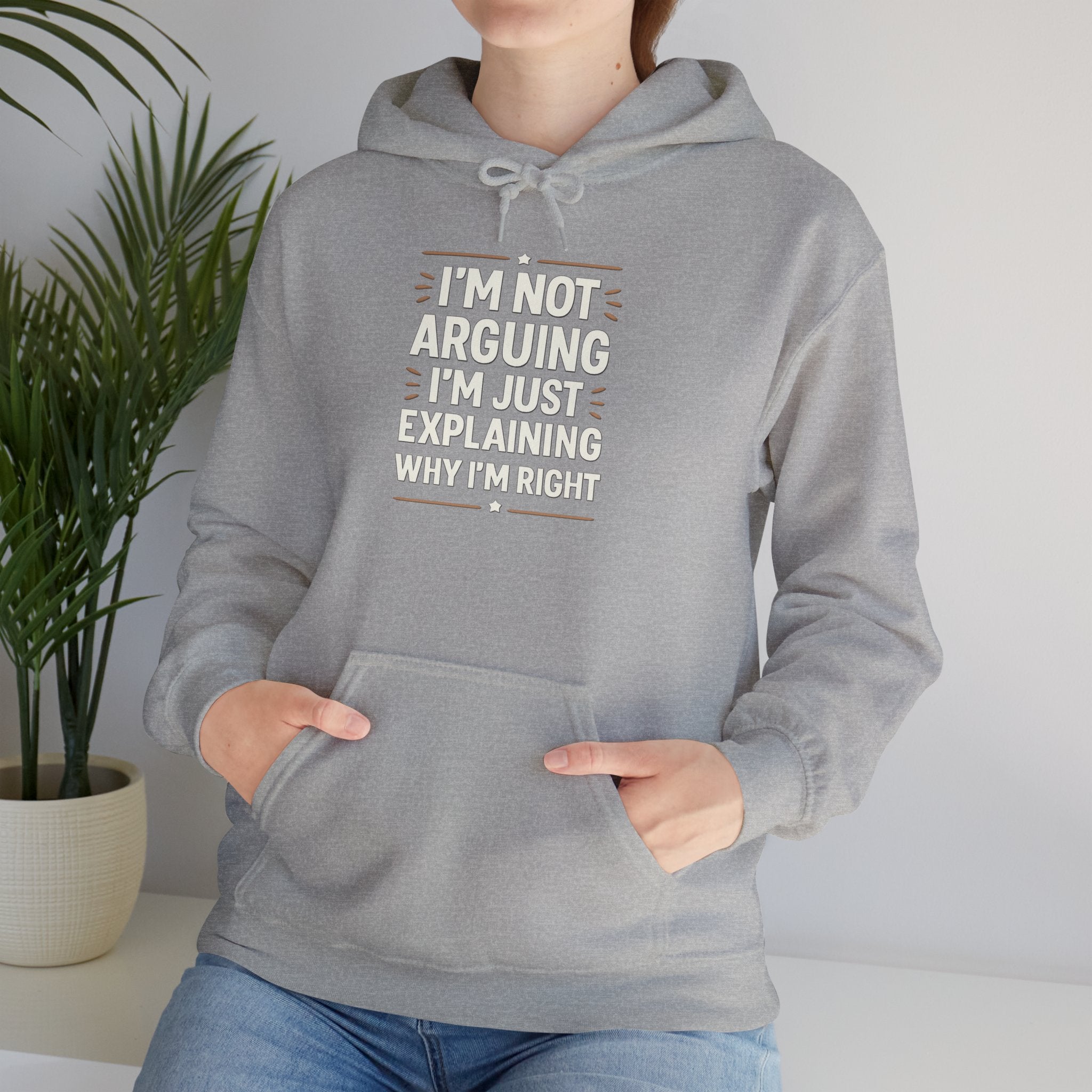 Who IS Right? Humorous Unisex Hooded Sweatshirt - Perfect for Friends, Family Gifts, Casual Wear, Comedy Lovers, Cozy Outfits