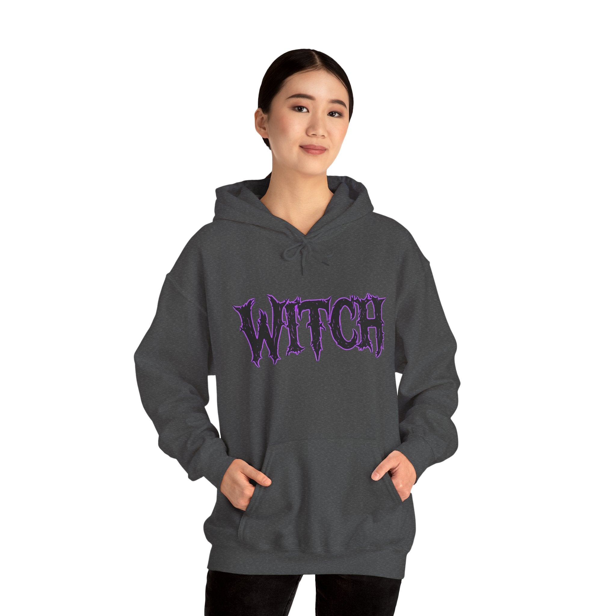 Witchy Vibes Hoodie - Cozy Sweatshirt for Halloween, Witch Lovers, Festivals, Everyday Wear, Occasions, Gift Ideas