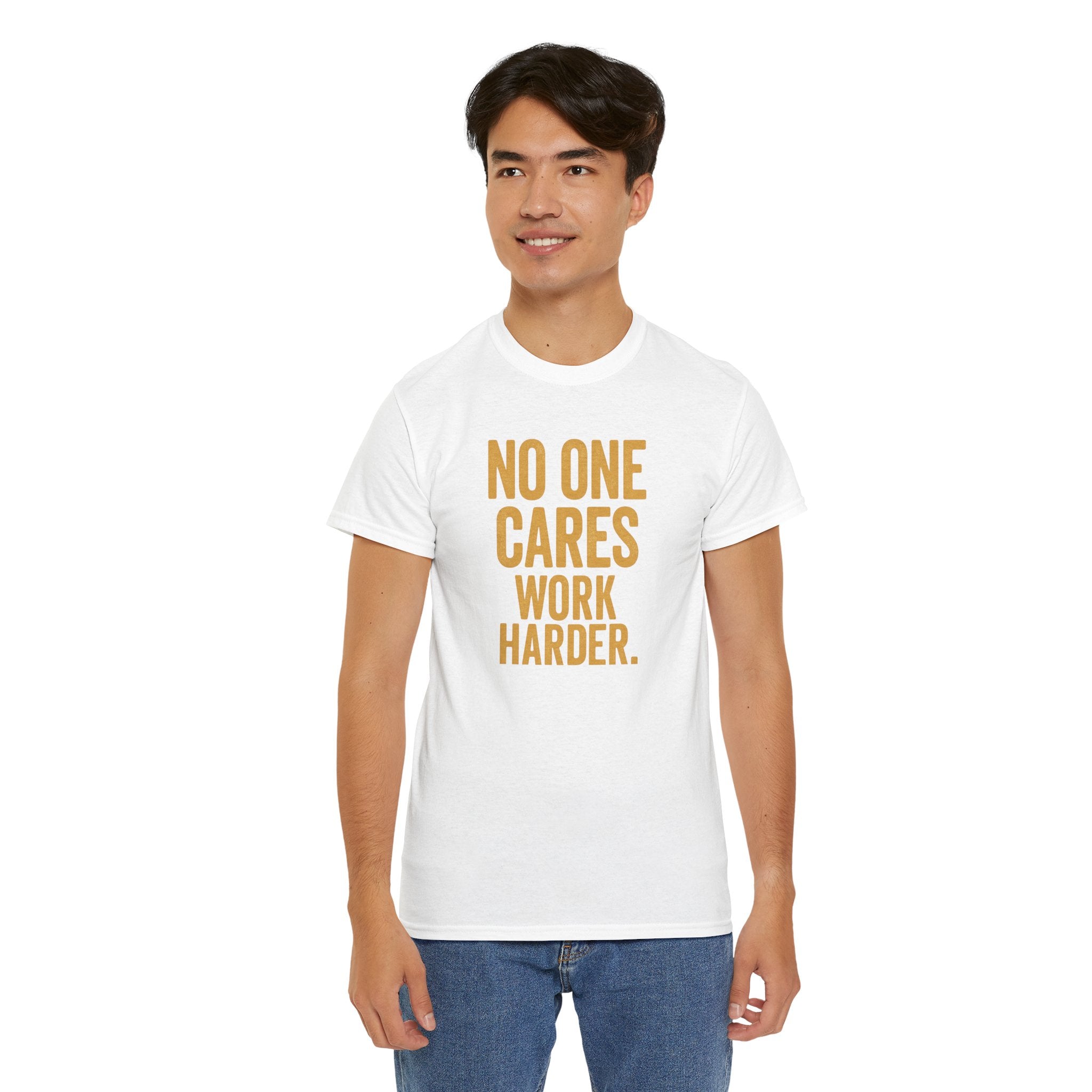 Motivational Unisex Heavy Cotton Tee - Perfect for Gym, Workouts, Fitness, Casual Wear, Gift for Friends