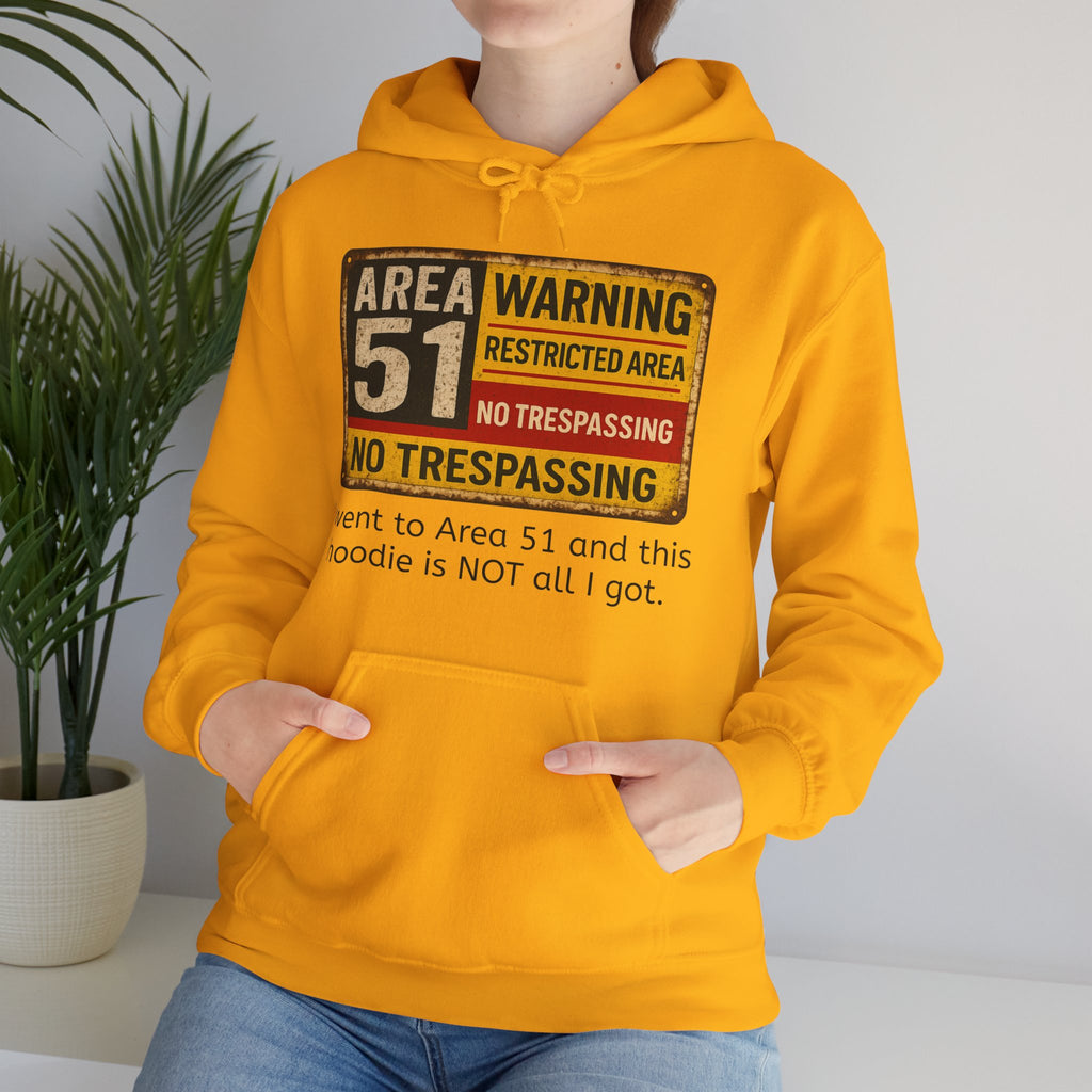 “I went to Area 51 and this hoodie is NOT all I got” Alien Hoodie
