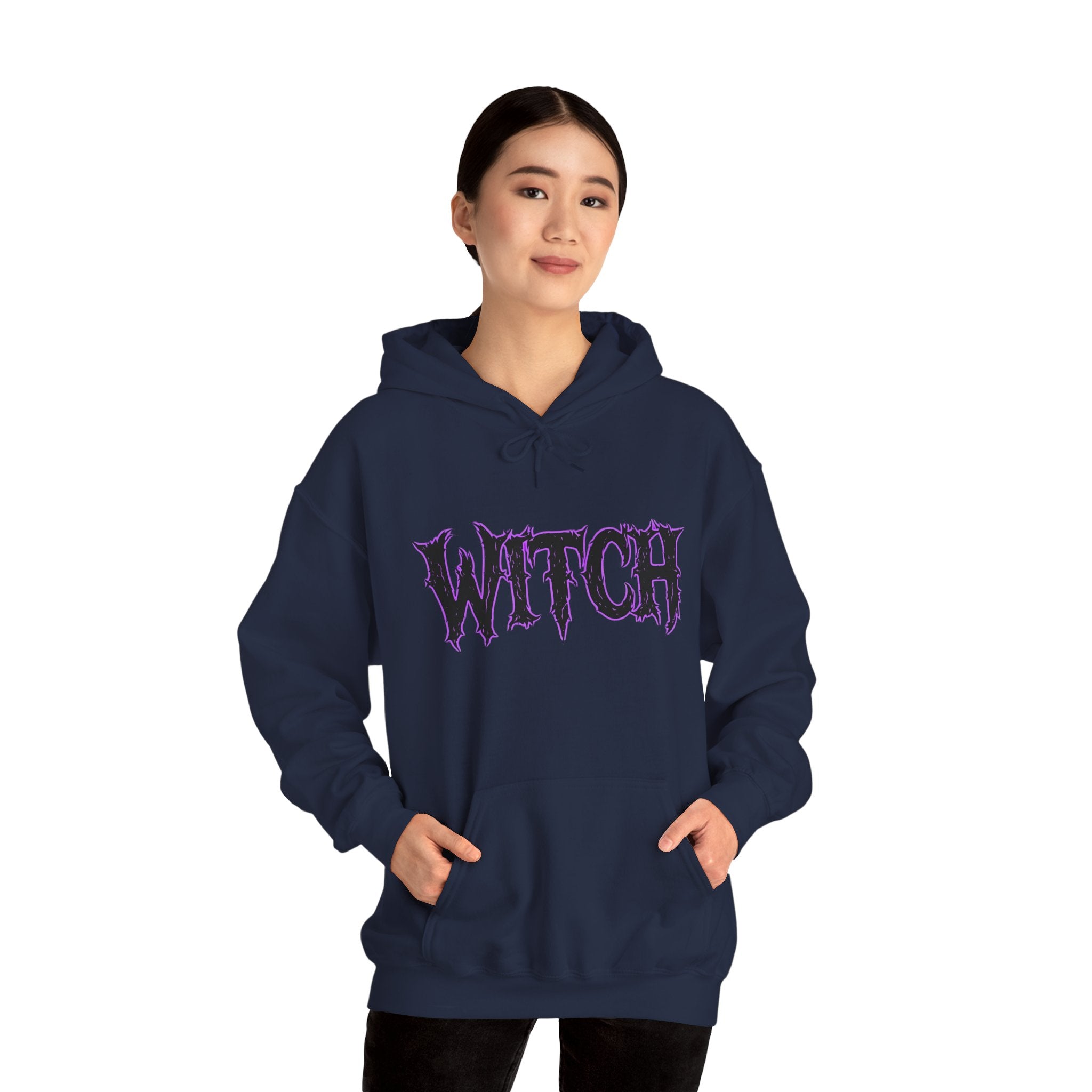Witchy Vibes Hoodie - Cozy Sweatshirt for Halloween, Witch Lovers, Festivals, Everyday Wear, Occasions, Gift Ideas