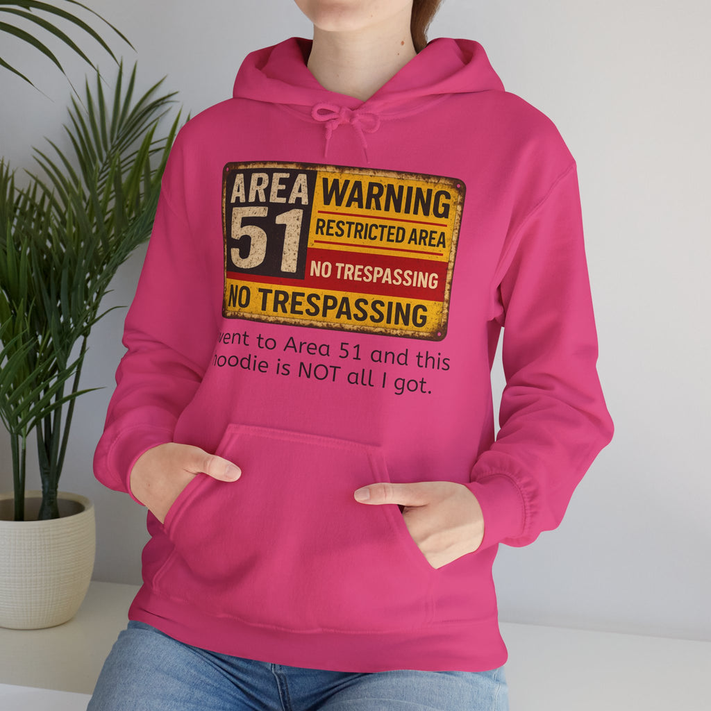 “I went to Area 51 and this hoodie is NOT all I got” Alien Hoodie