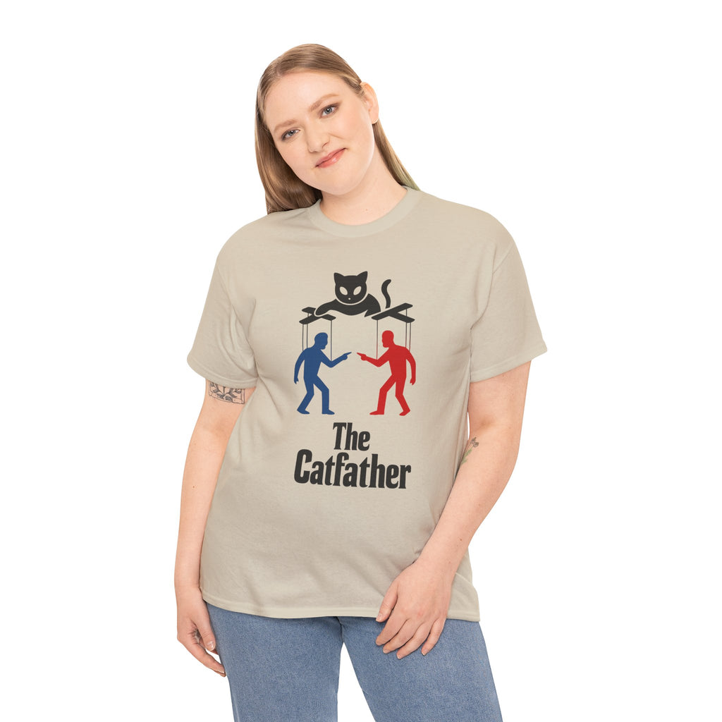 The Catfather Unisex Heavy Cotton T-shirt| Funny Cat T-Shirt | Gift for Cat Lovers | Pet Owner Shirt | Casual Everyday Wear | Unique Cat [...]