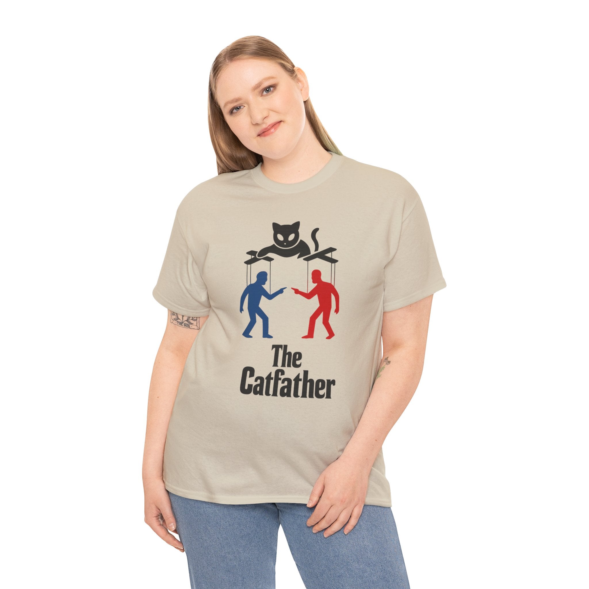 The Catfather Unisex Heavy Cotton T-shirt| Funny Cat T-Shirt | Gift for Cat Lovers | Pet Owner Shirt | Casual Everyday Wear | Unique Cat [...]