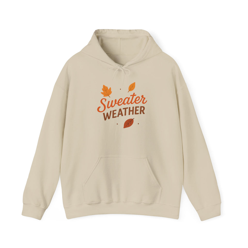 Sweater Weather Hoodie - Cozy Unisex Sweatshirt for Autumn Days, Fall Fashion, Comfortable Gift, Thanksgiving Apparel, Casual Wear