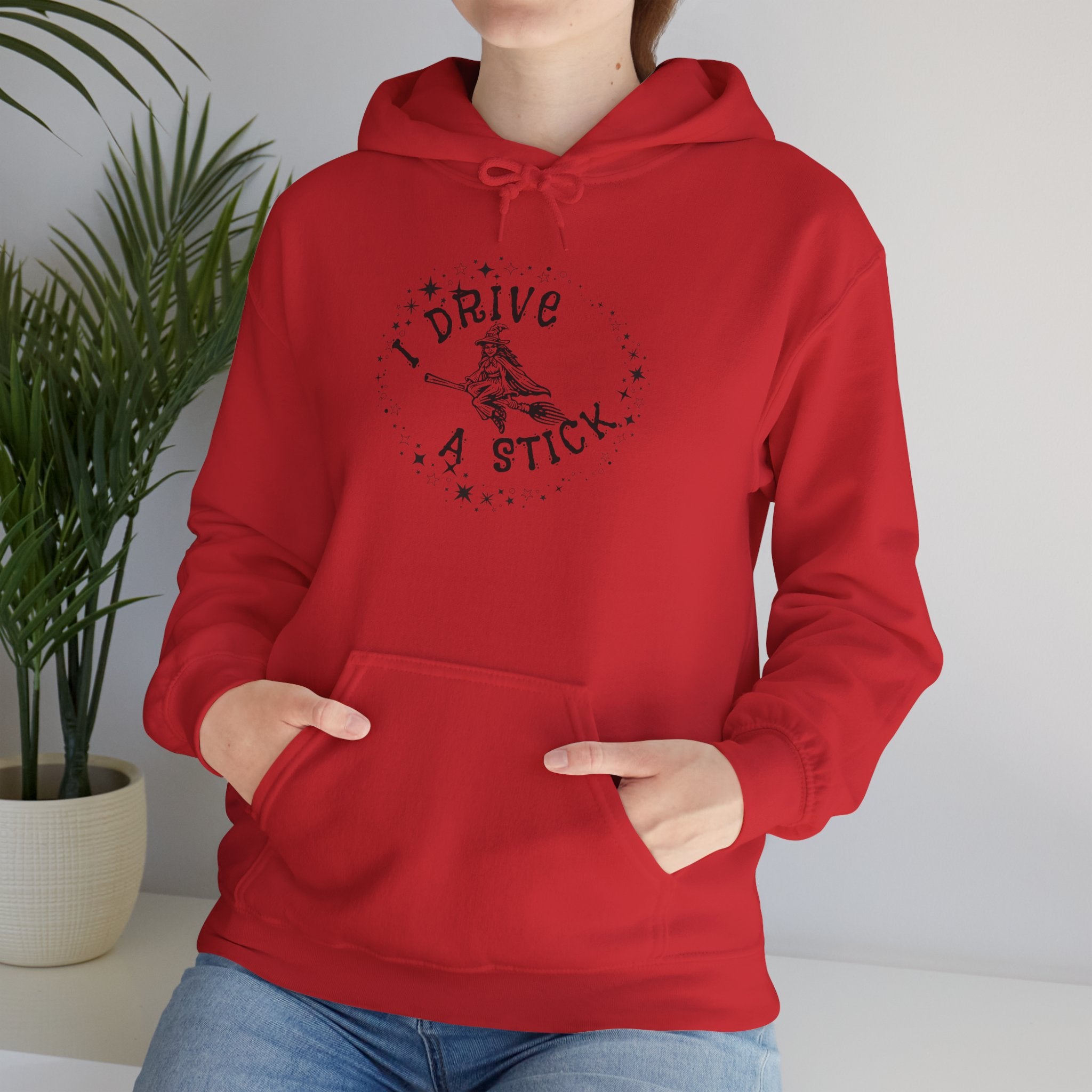 Funny I DRIVE A STICK Hoodie | Perfect Gift for Halloween, Casual Wear, Birthday, and More