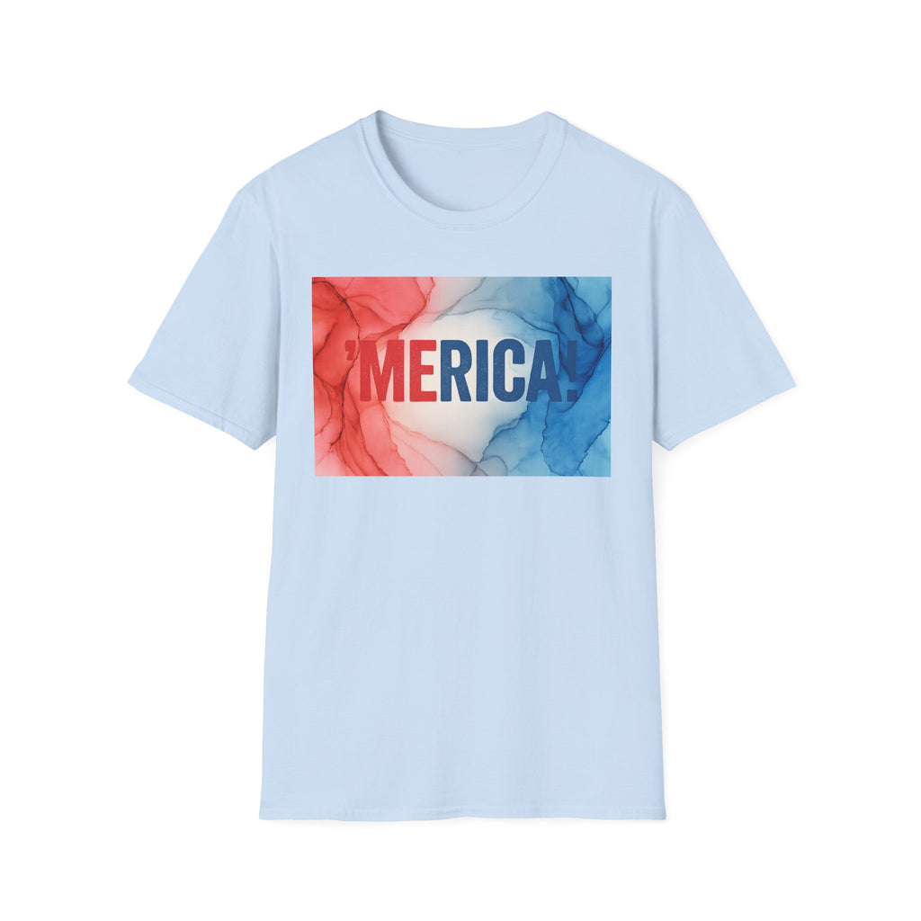 Patriotic Unisex T-Shirt with Colorful Smoke Design, American Spirit Shirt, 4th of July Tee, Casual Summer Top, Gift for Patriotic Holidays