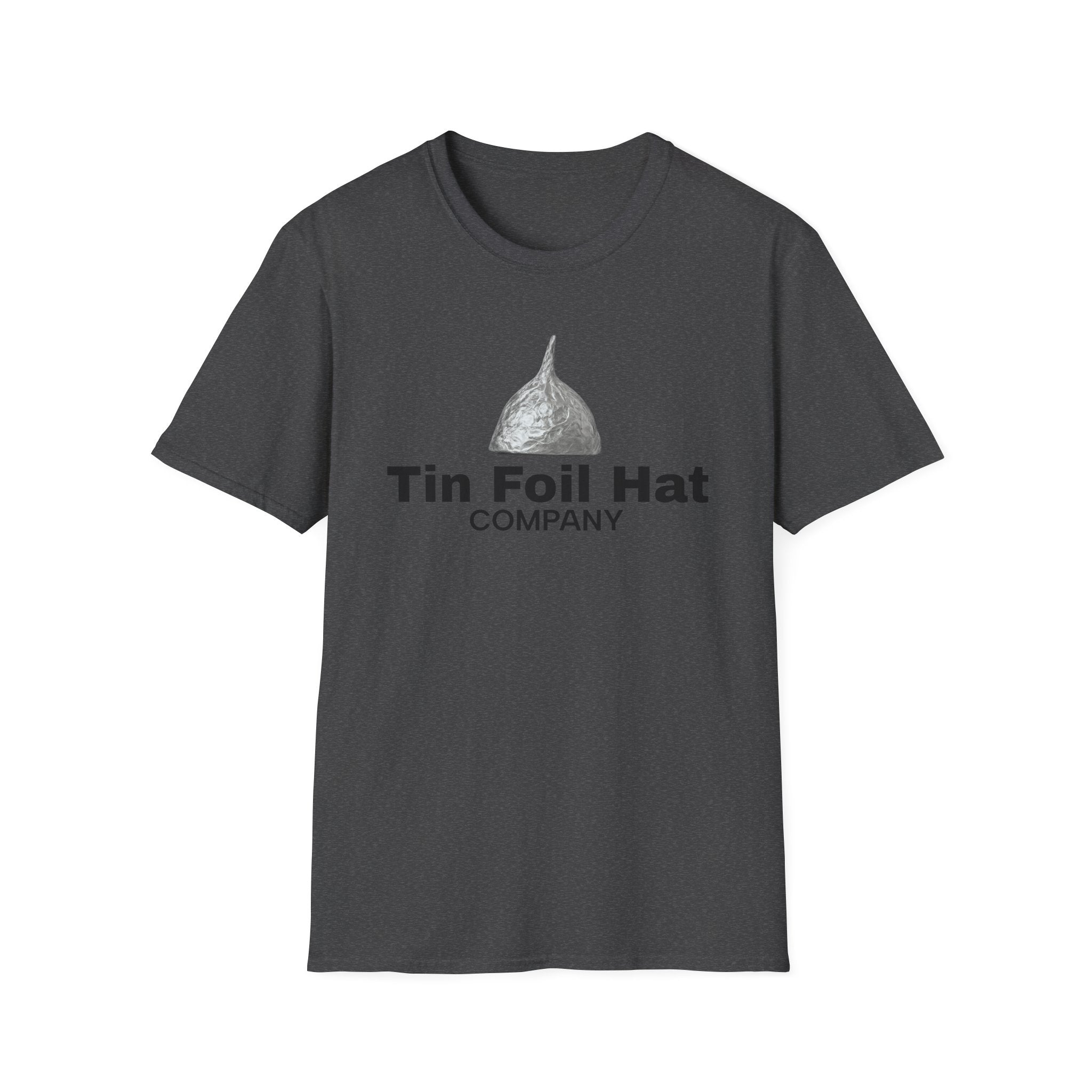 Funny Tin Foil Hat Unisex T-Shirt | Comfortable Tee for Conspiracy Lovers, Unique Gift for Friends & Family, Casual Wear, Humor Apparel