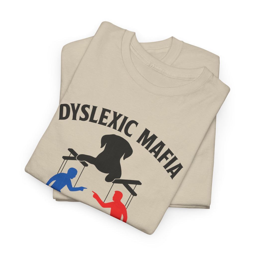 Funny Mafia Dogfather T-shirt- Unisex Heavy Cotton T-Shirt, Funny Graphic Tee, Gift for Dog Lovers, Casual Wear, Statement Shirt