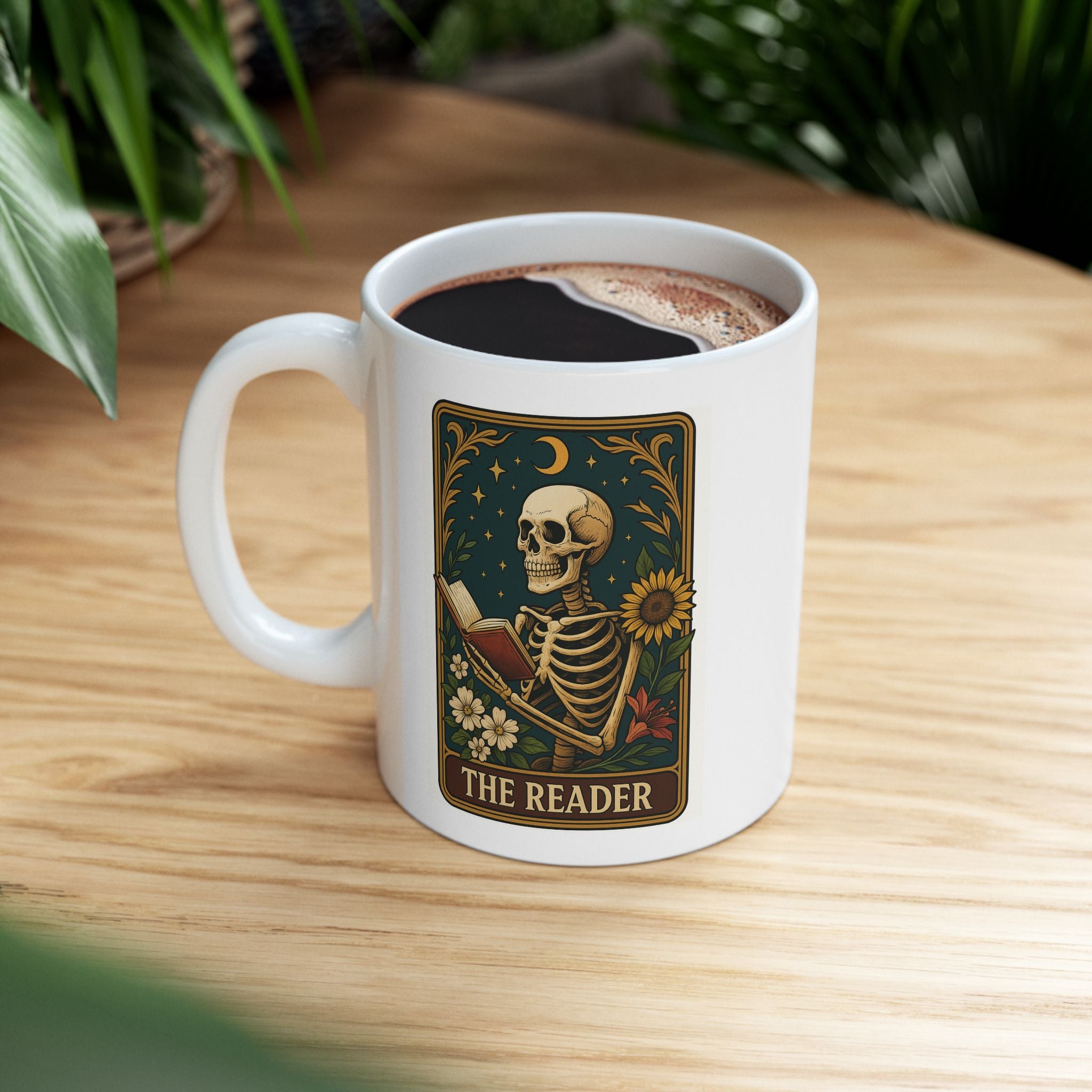 Tarot Vintage Ceramic Mug | Coffee Cup | Gift for Coffe Lovers | Tea Lovers | Home Decor | Mother's Day | Christmas | Birthday's
