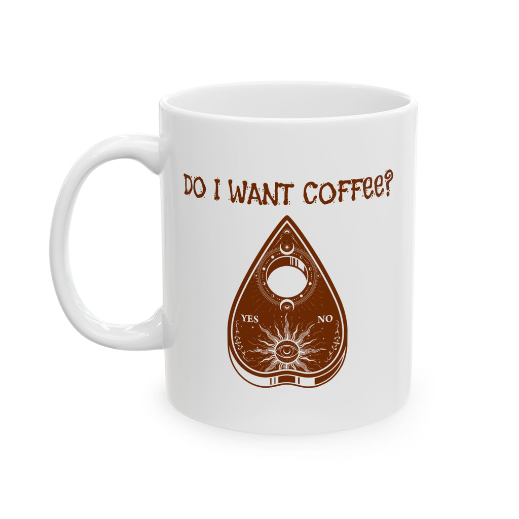 Planchette Coffee Lover Ceramic Mug - Perfect Gift for Coffee Addicts, 11oz & 15oz Options, Fun Kitchen Decor, Birthday/Christmas Gift