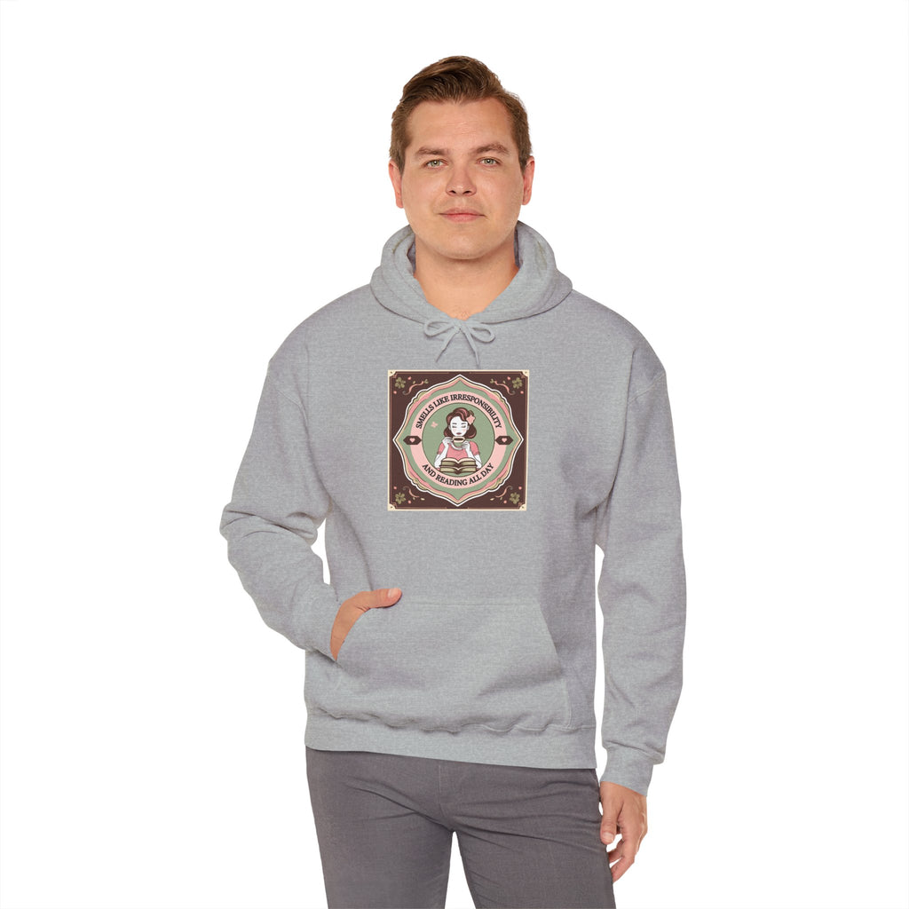 Cozy Unisex Hooded Sweatshirt with Cute Vintage Design - Perfect for Gift Giving, Casual Wear, Fall & Winter Comfort