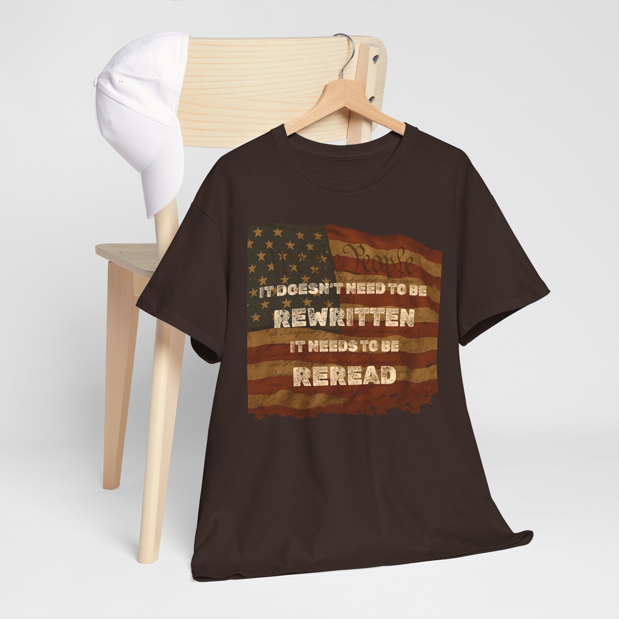 Patriotic Unisex Cotton Tee | Inspirational T-Shirt for Everyday Wear, Gifts, and Celebrations