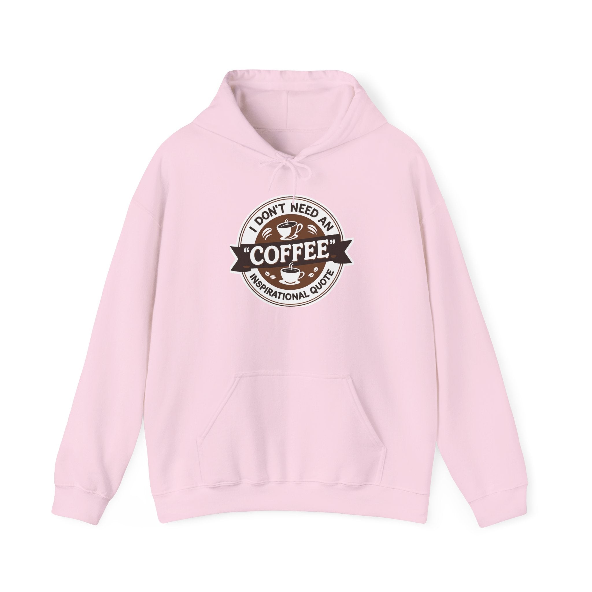 No Inspirational Quotes, just Coffee - Coffee Lovers Unisex Hoodie, Cozy Sweatshirt for Coffee Enthusiasts, Gift for Birthdays, Relaxed Vibe, Perfect for Chill Days