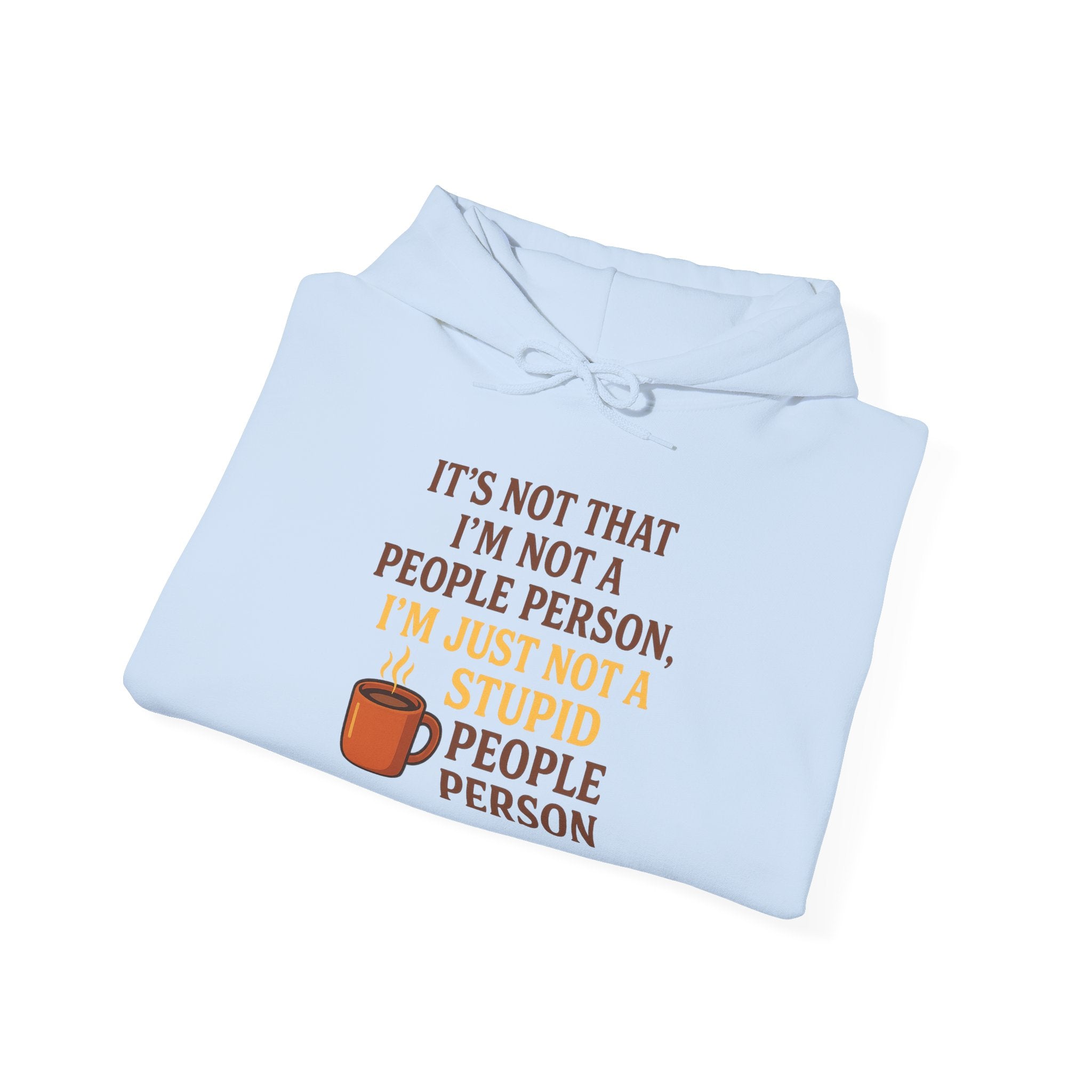 Funny People Person Sweatshirt, Unisex Hoodie, Cozy Gift for Introverts, Casual Wear, Perfect for Friends or Family, Great for Birthdays