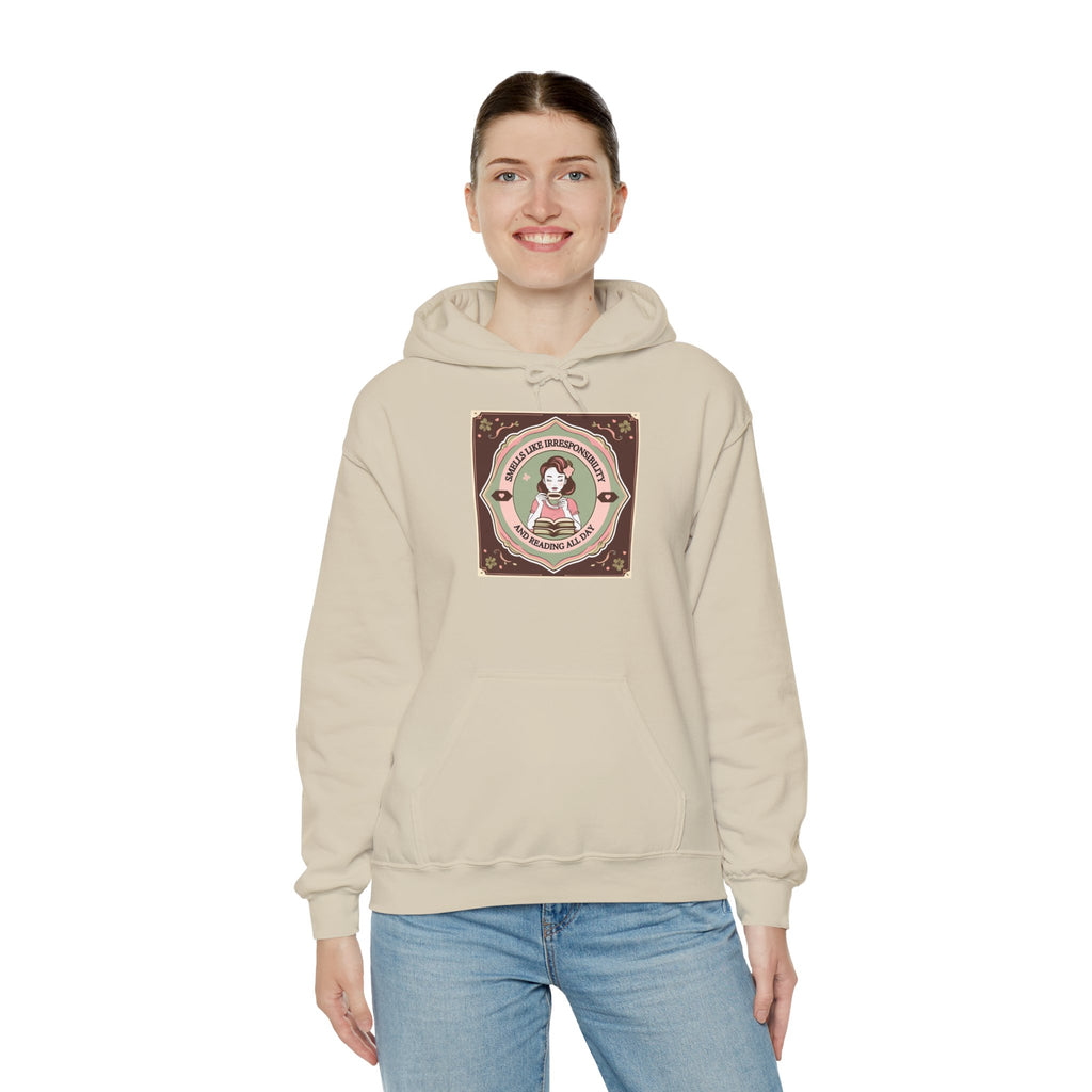 Cozy Unisex Hooded Sweatshirt with Cute Vintage Design - Perfect for Gift Giving, Casual Wear, Fall & Winter Comfort