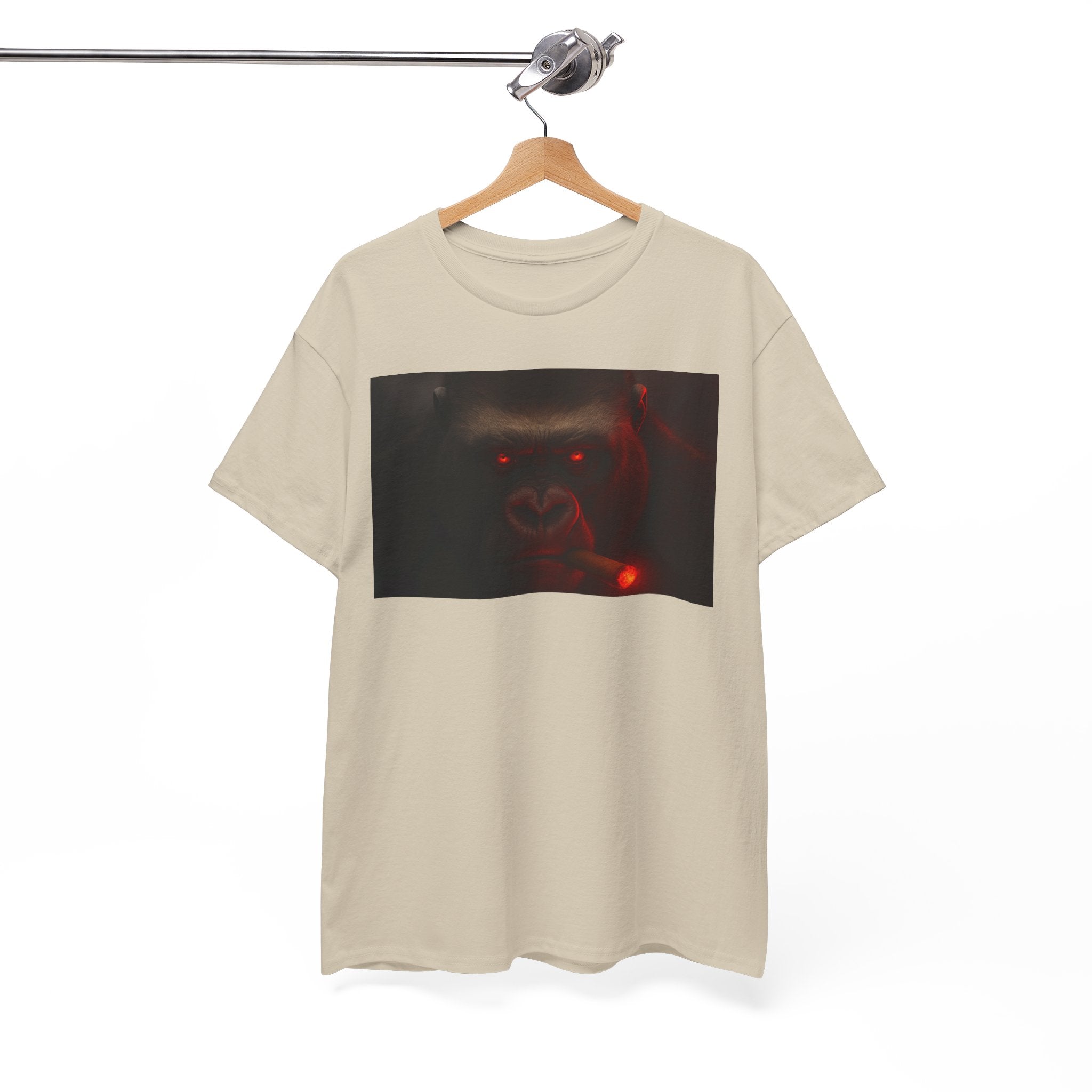 Beast Mode Gorilla - Unisex Heavy Cotton Shirt, Spooky Halloween Gift, Graphic T-Shirt, Casual Wear, Unique Design