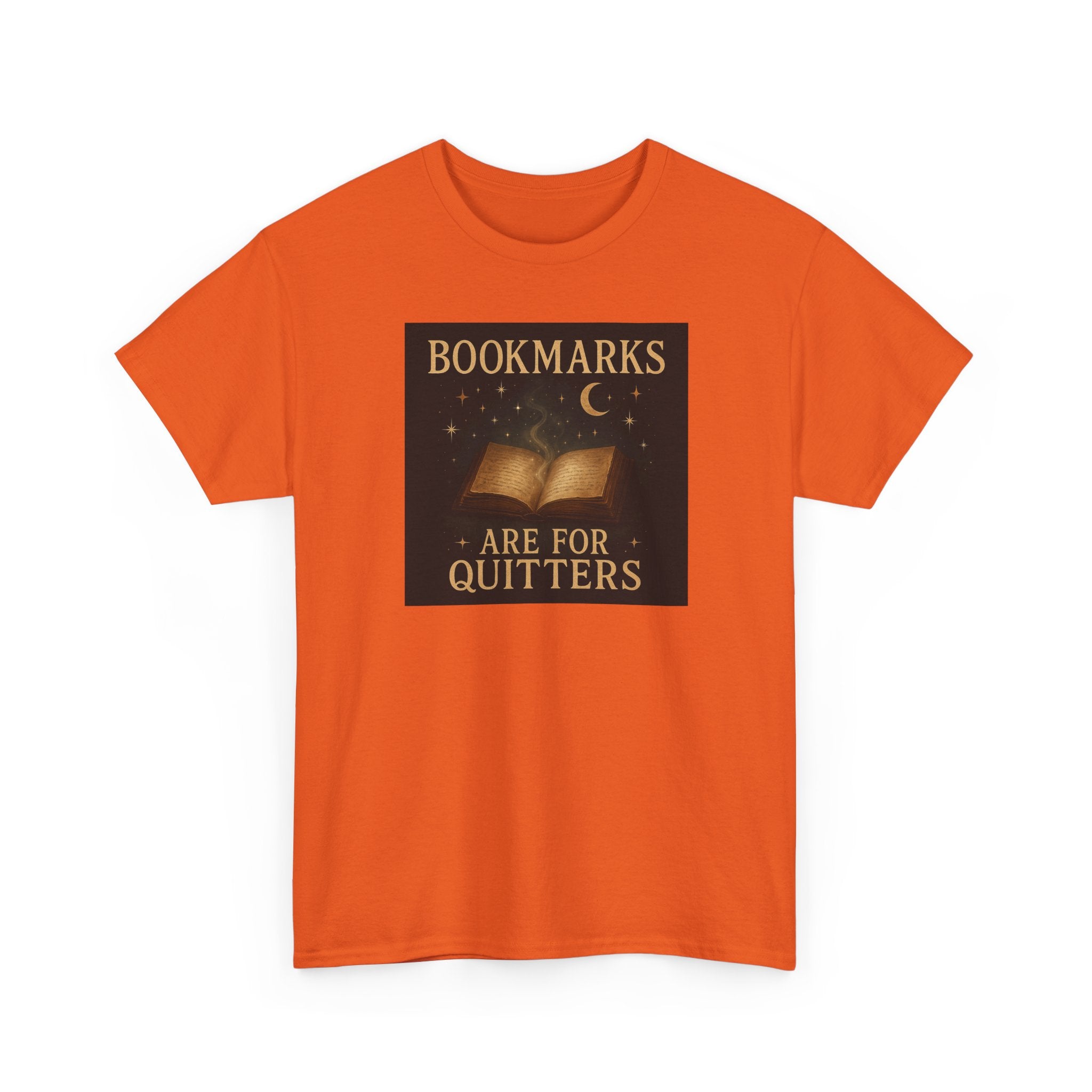 Bookmarks are for Quitters Unisex Cotton Tee, Funny Gift, Reading Shirt, Literary Quote Apparel, Bookworm Fashion, Cute Book Shirt