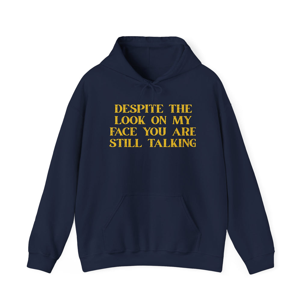 Funny Quote Hoodie, Unisex Heavy Blend Sweatshirt, Casual Wear, Gift for Friends, Cozy Style, Lightweight Fashion