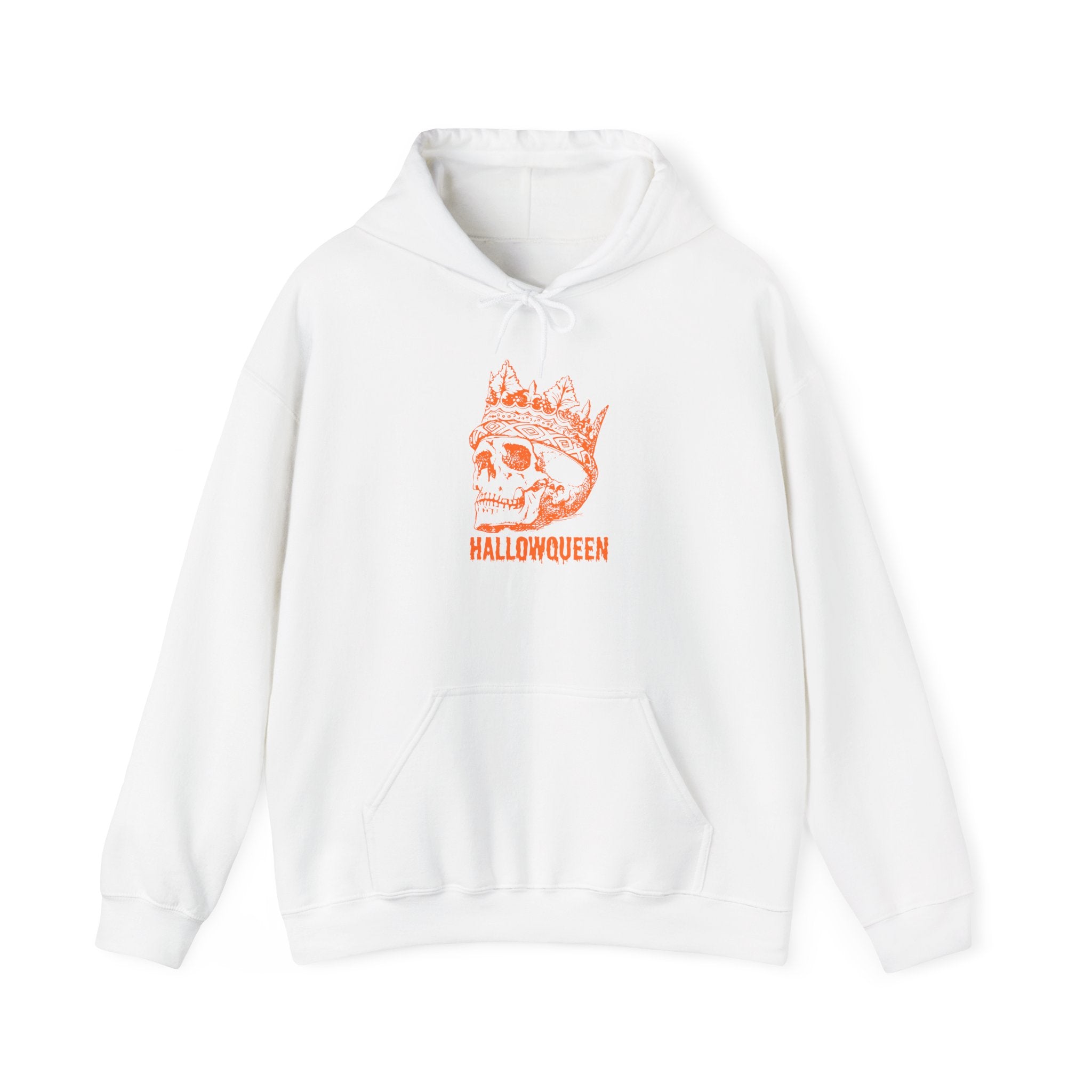 Unisex Skull Hoodie, HALLOWQUEEN Sweatshirt for Halloween, Cozy Winter Wear, Halloween Costume, Gift Idea for Her