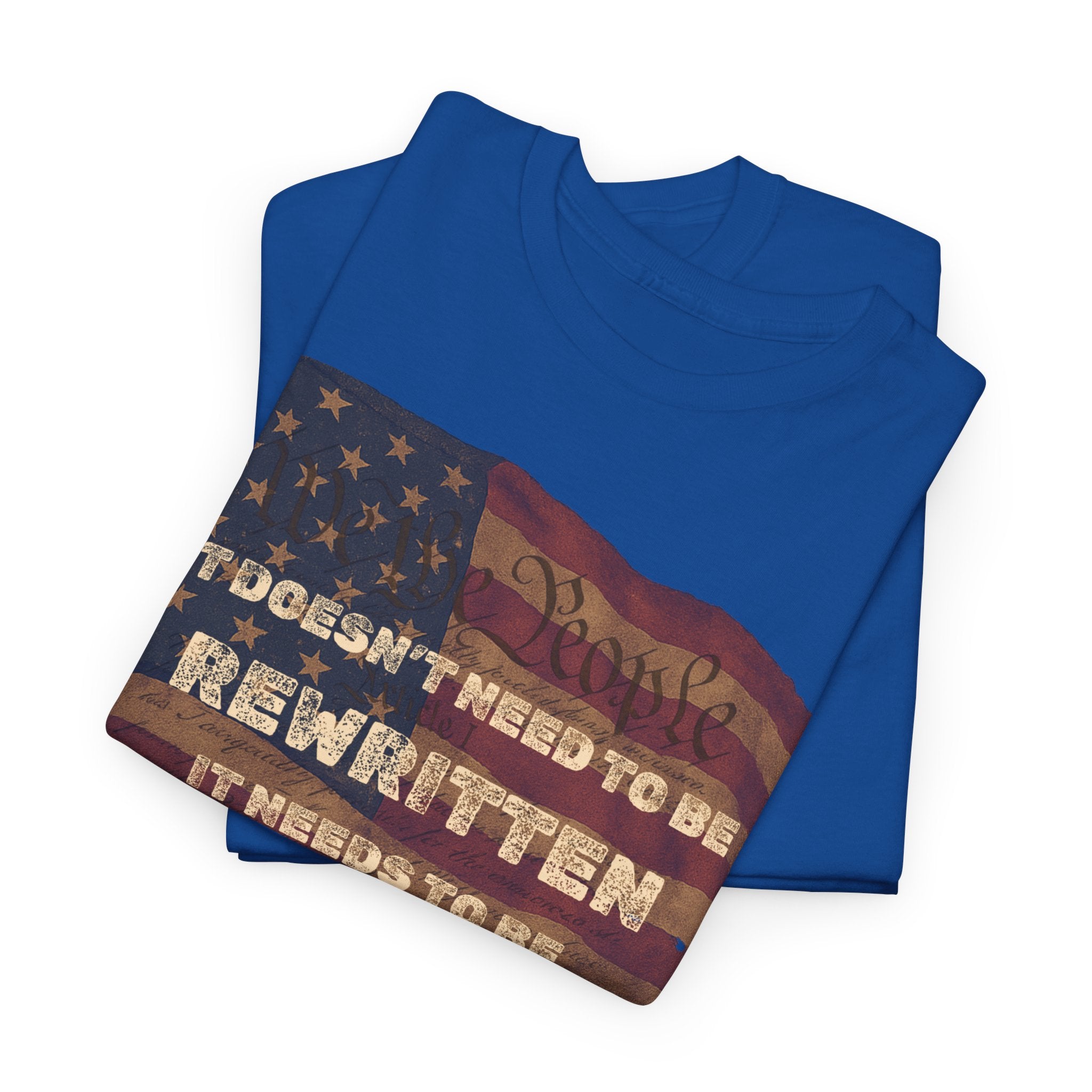 Patriotic Unisex Cotton Tee | Inspirational T-Shirt for Everyday Wear, Gifts, and Celebrations