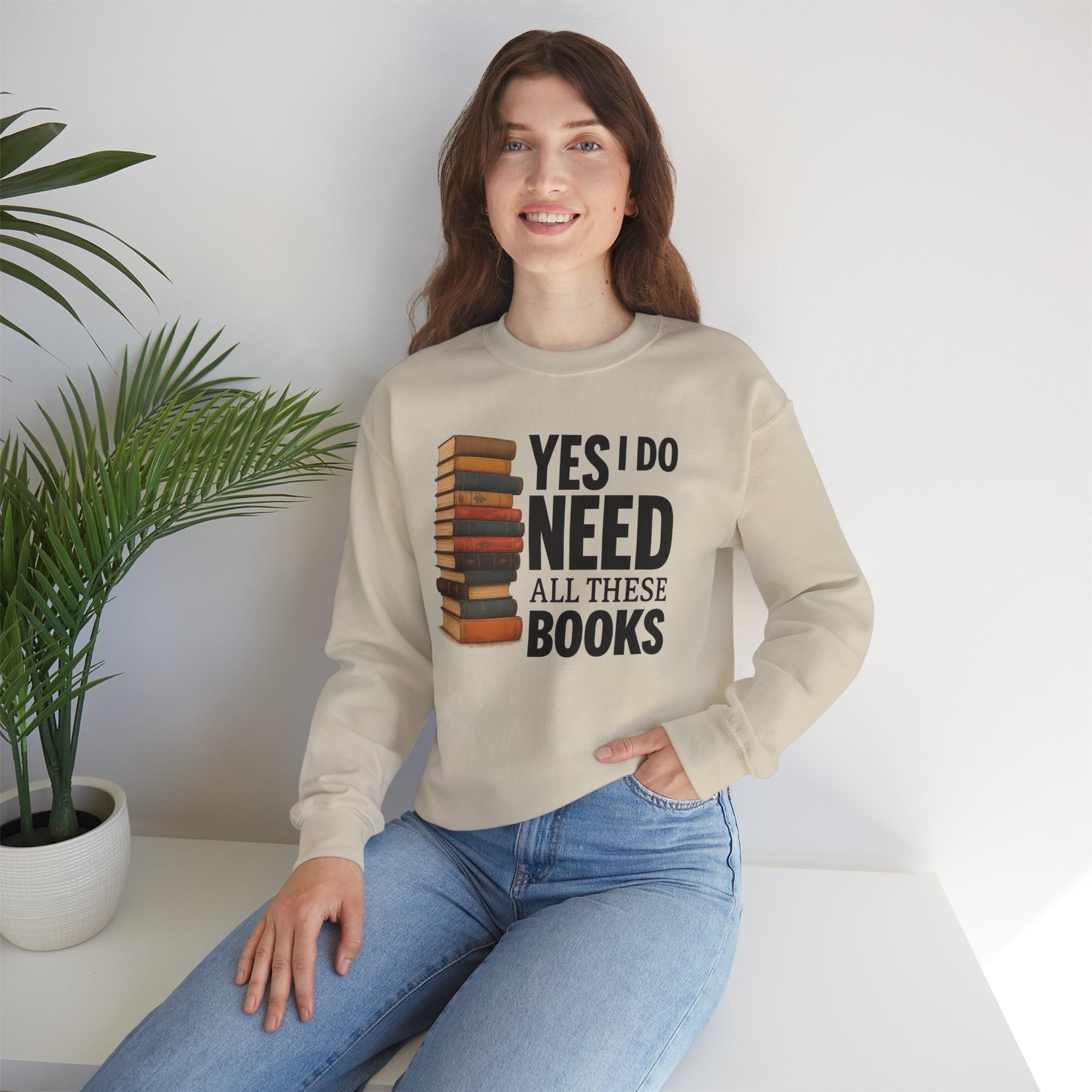 Book Lover's Sweatshirt: Cozy Reading Sweater, Gift for Writers, Library Lover, Literary Apparel, Perfect for Book Clubs