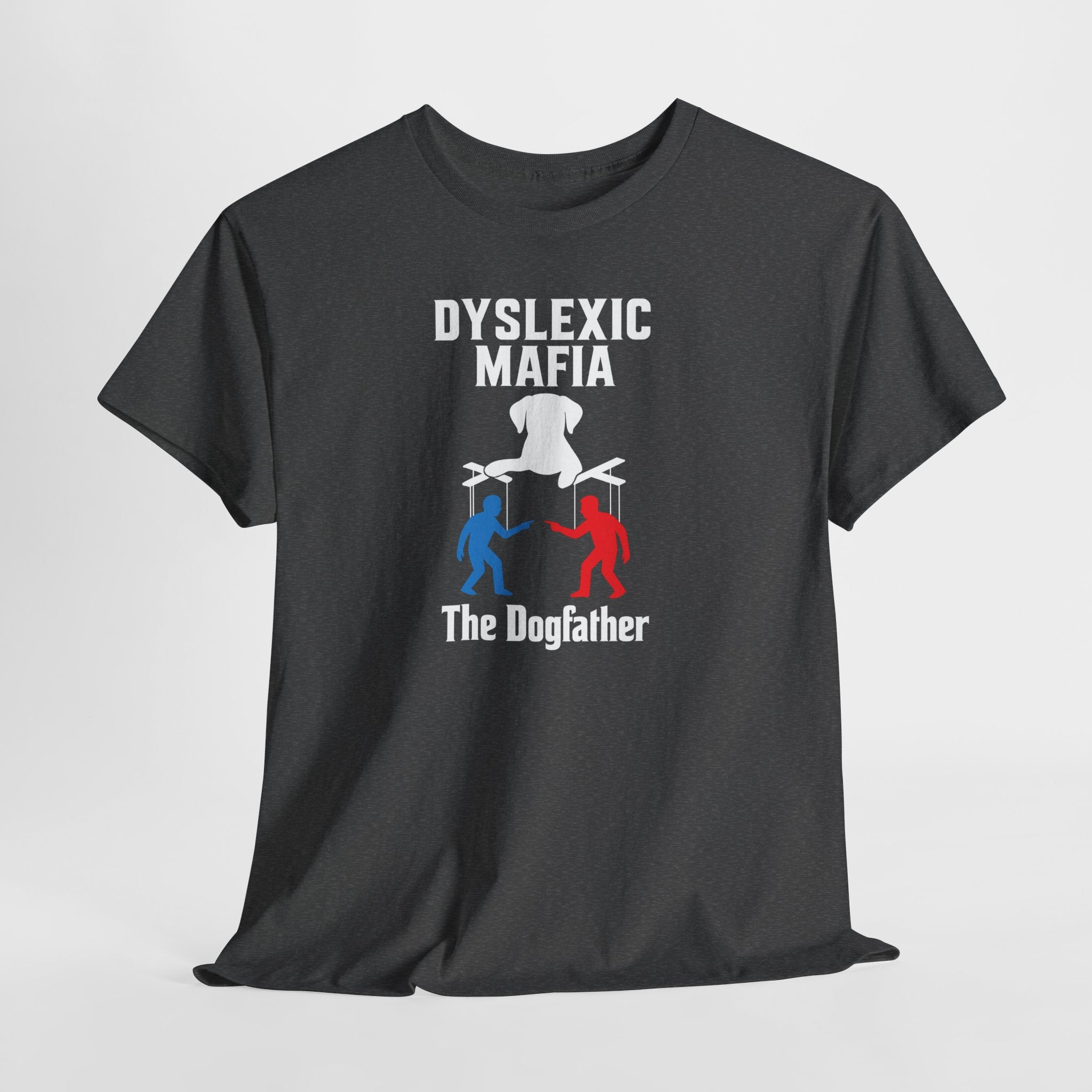 Funny Mafia Unisex Tee, Cool Graphic T-Shirt, Funny Gift for Dyslexics, Humor Tee, Casual Wear, Unique Statement Shirt